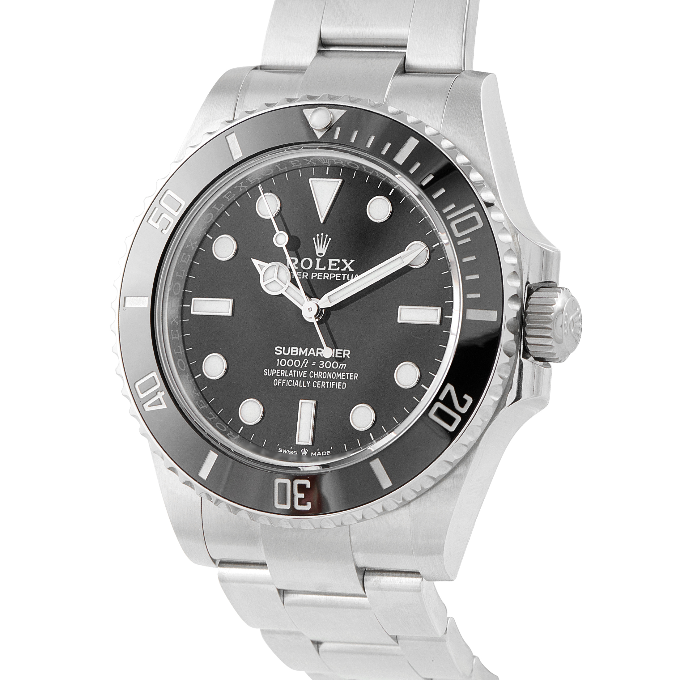 Rolex Submariner No-Date Steel Watch 124060 - Image 2