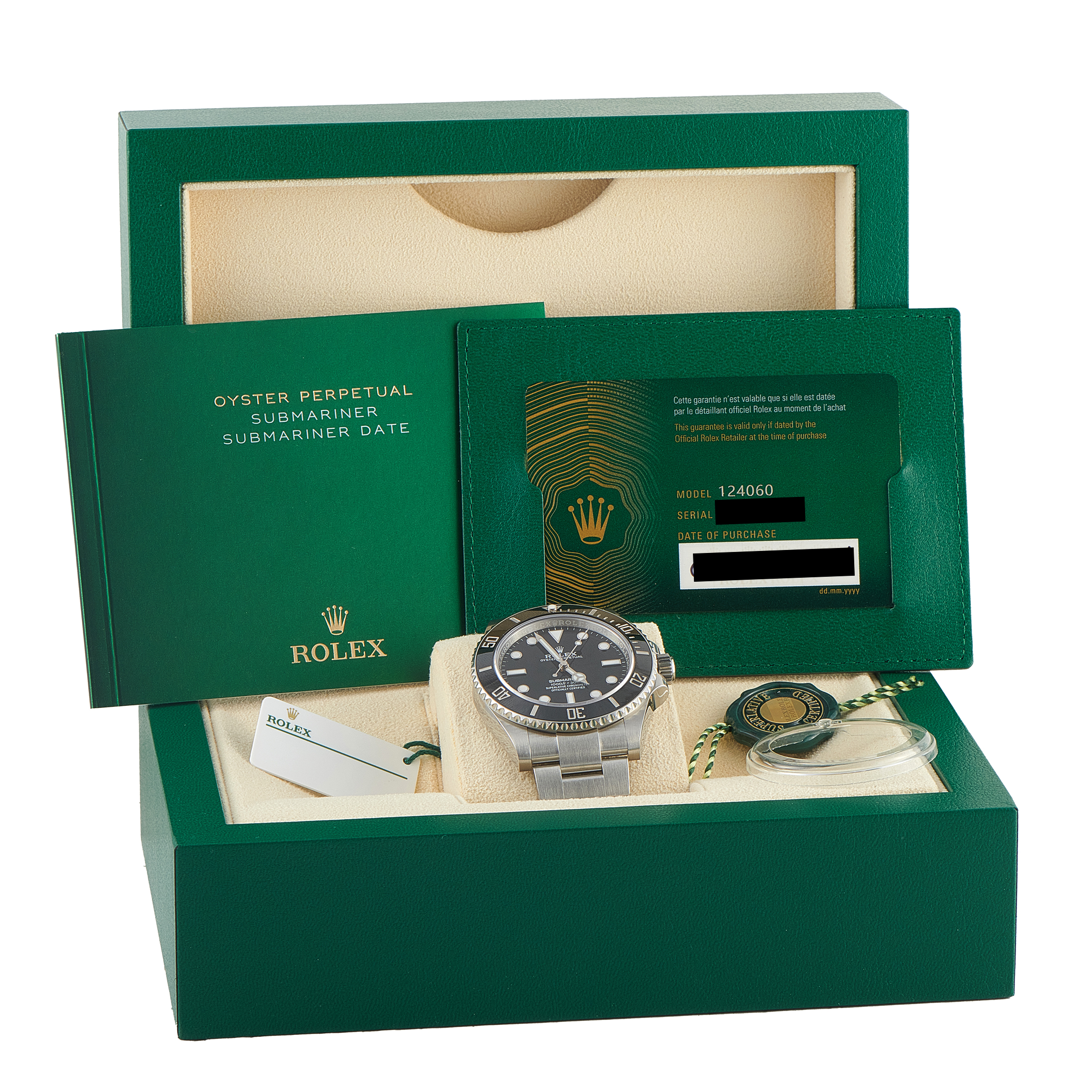 Rolex Submariner No-Date Steel Watch 124060 - Image 5