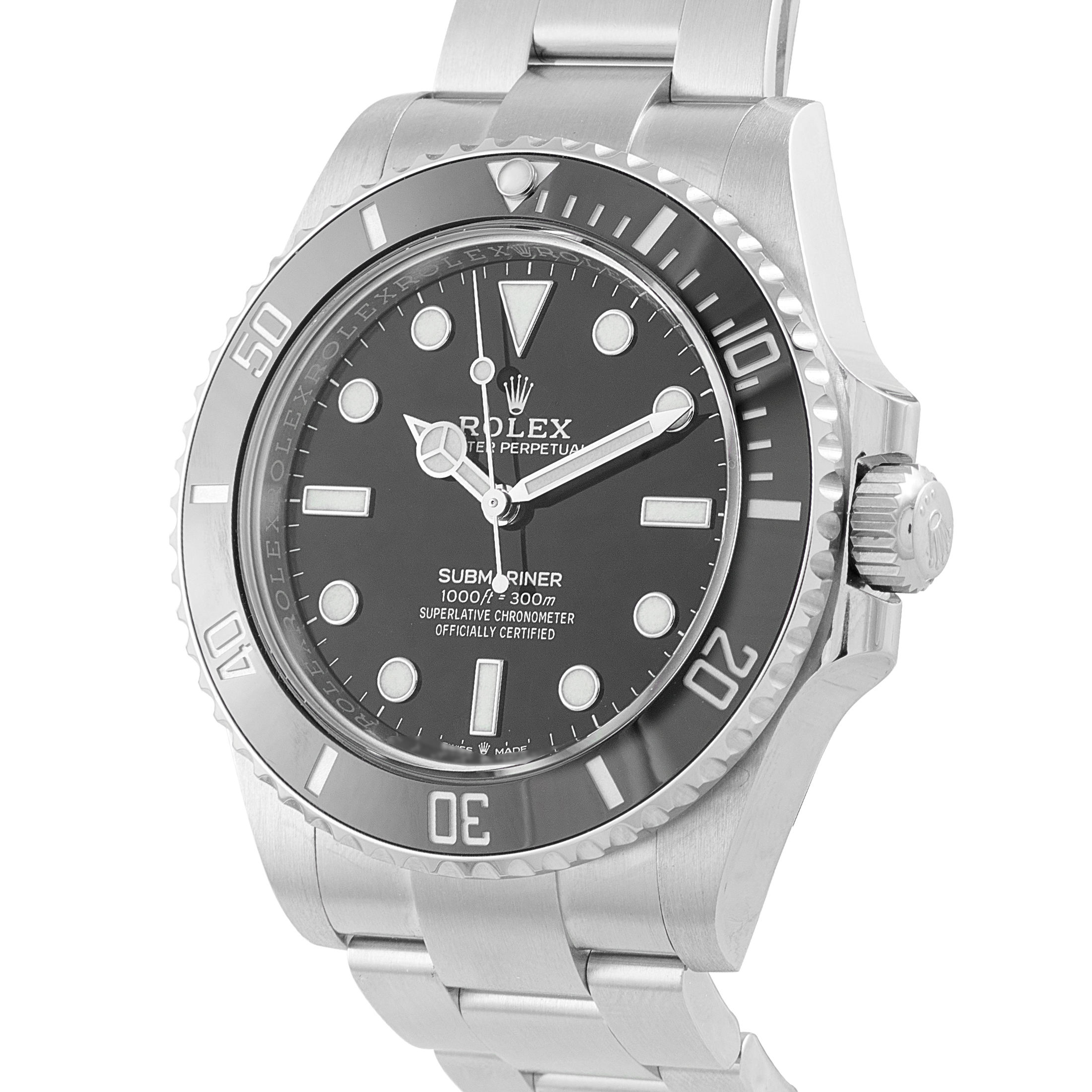 Rolex Submariner No-Date Steel Watch 124060 - Image 2