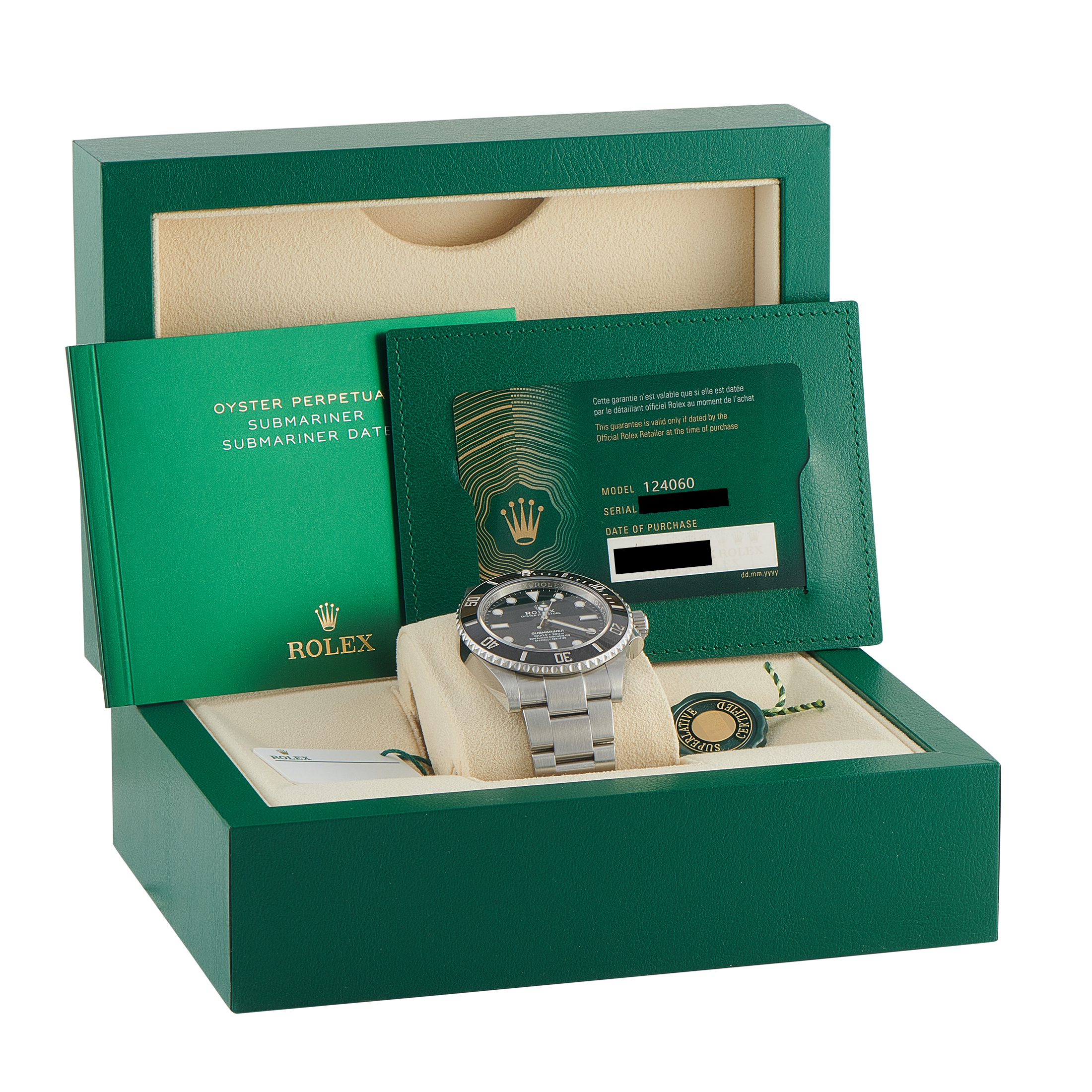Rolex Submariner No-Date Steel Watch 124060 - Image 5