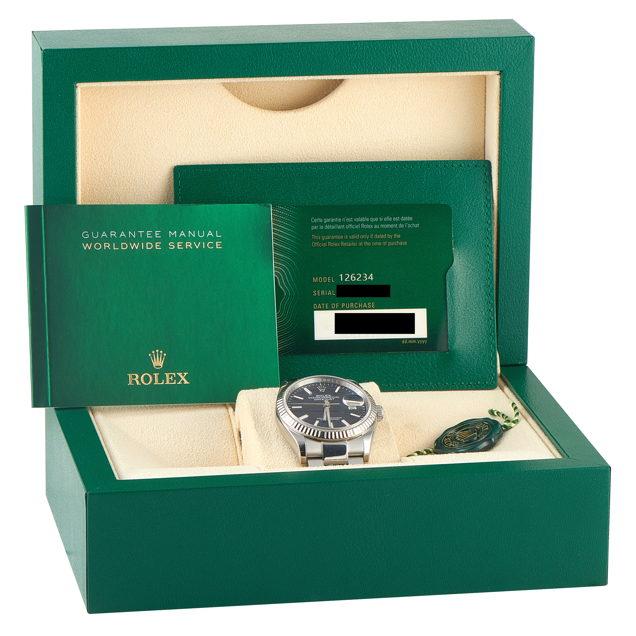 Rolex Datejust 36 Blue Fluted Dial Steel Oyster Watch 126234 - Image 5