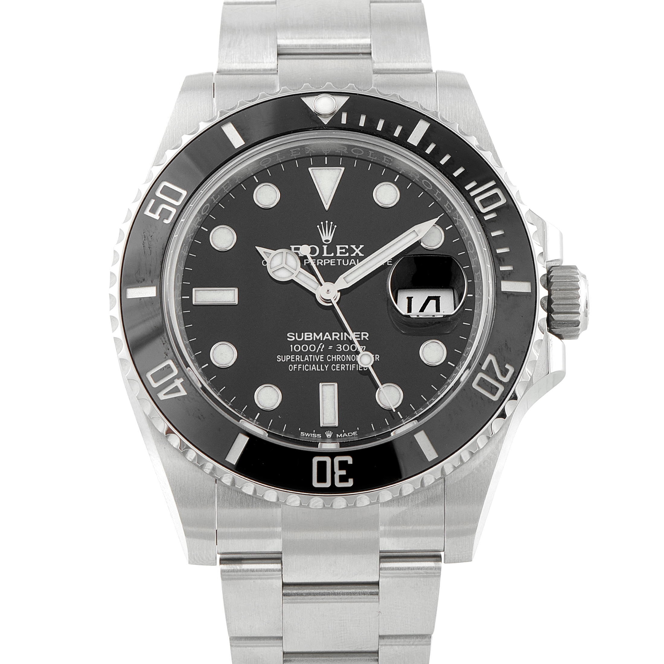 Rolex Submariner Date Black Dial Steel Watch 126610LN - 41 mm