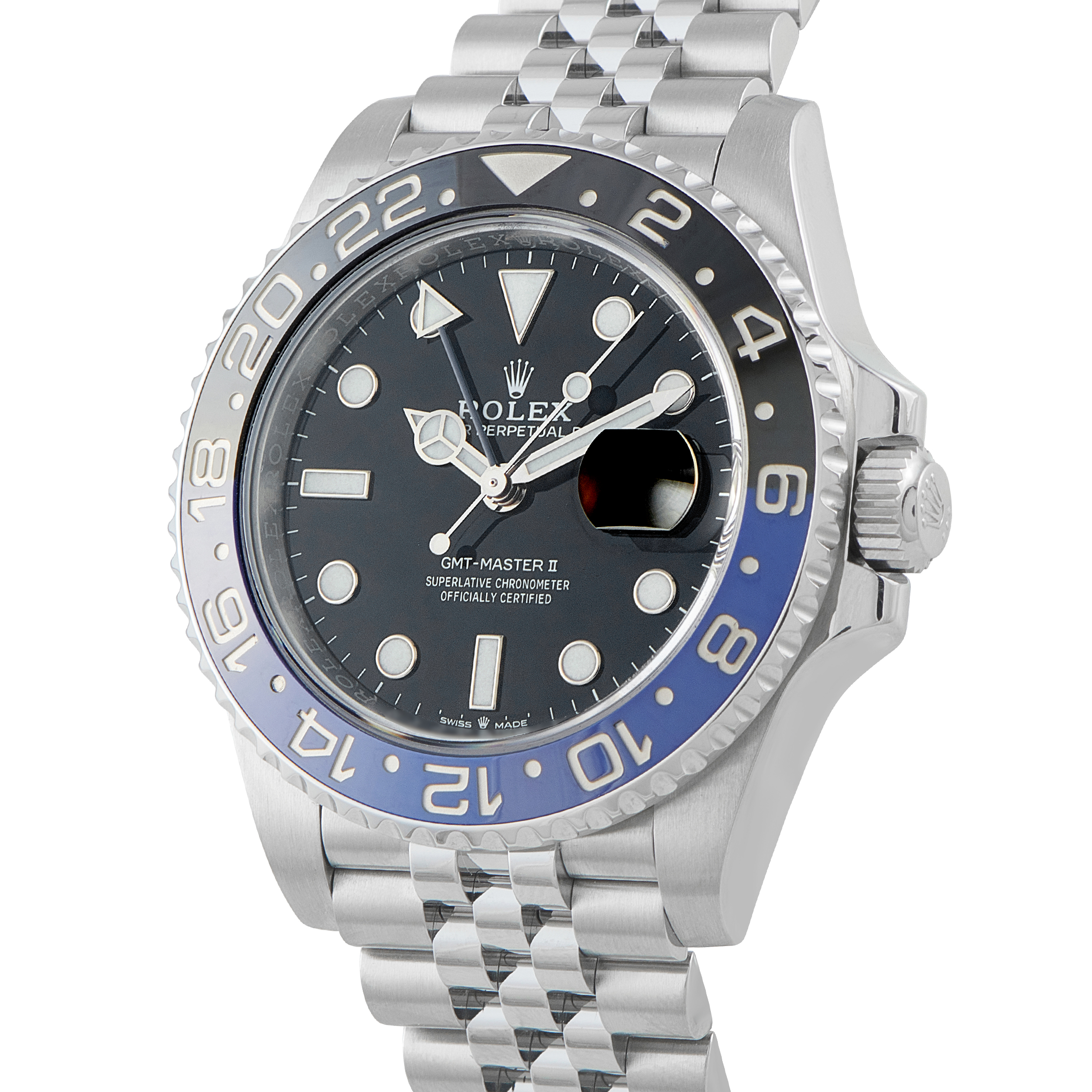 Rolex GMT-Master II Batgirl Steel Jubilee Watch 126710BLNR - Image 2