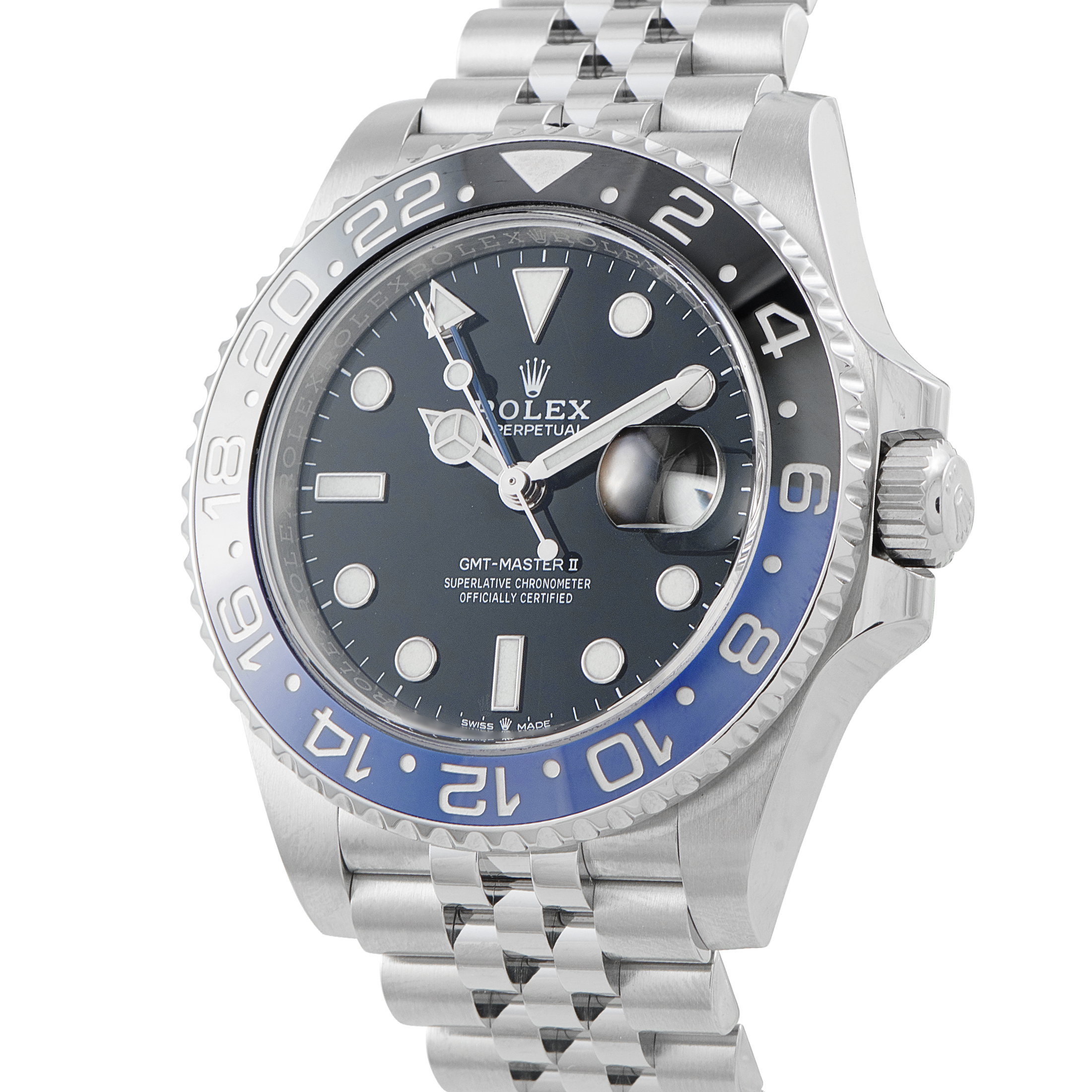 Rolex GMT-Master II Batgirl Steel Jubilee Watch 126710BLNR - Image 2