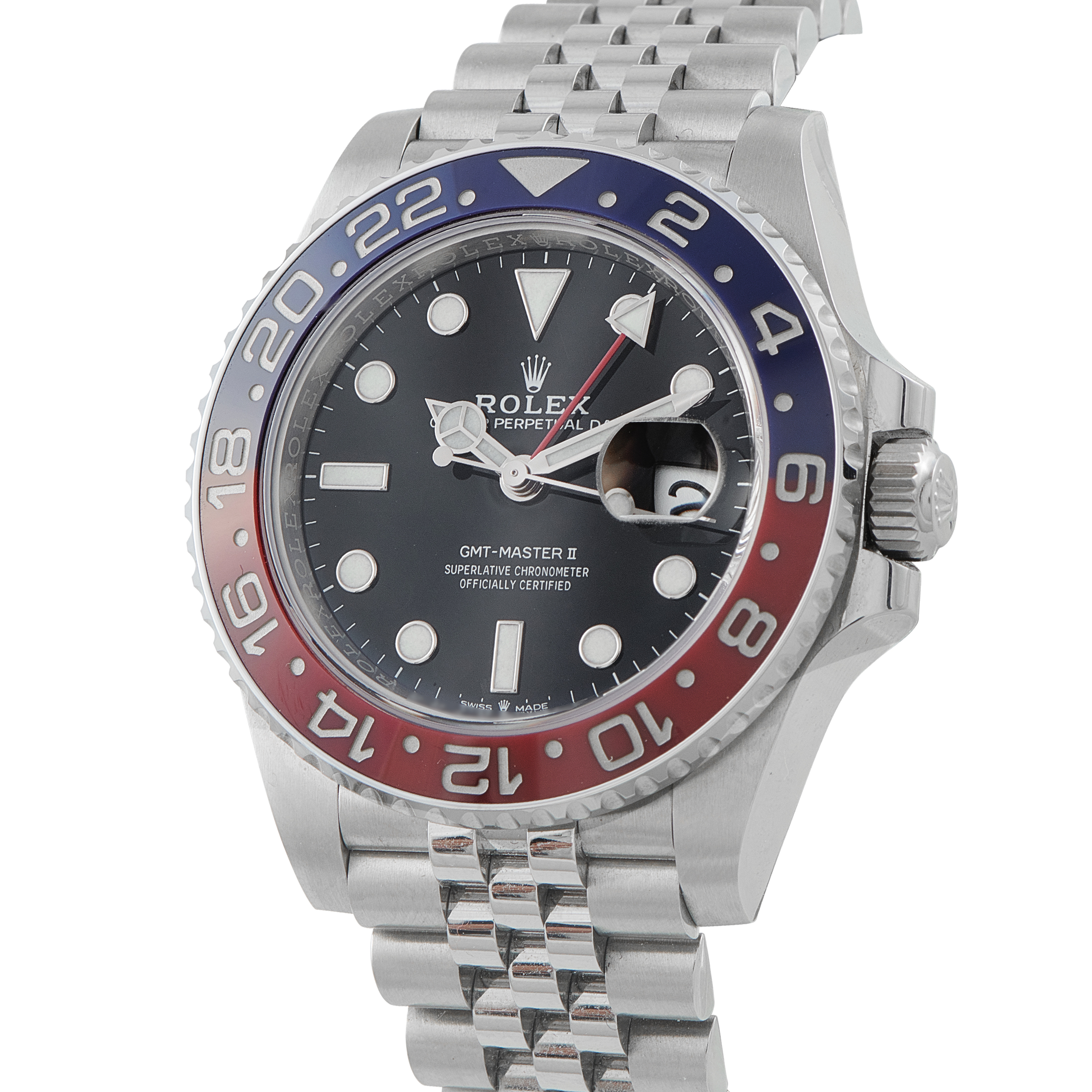 Rolex GMT-Master II Pepsi Steel Jubilee Watch 126710BLRO - Image 2