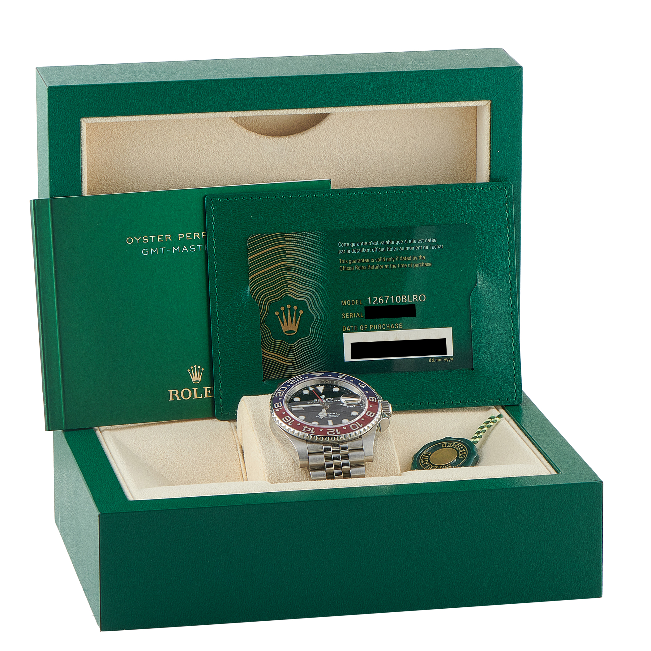 Rolex GMT-Master II Pepsi Steel Jubilee Watch 126710BLRO - Image 5