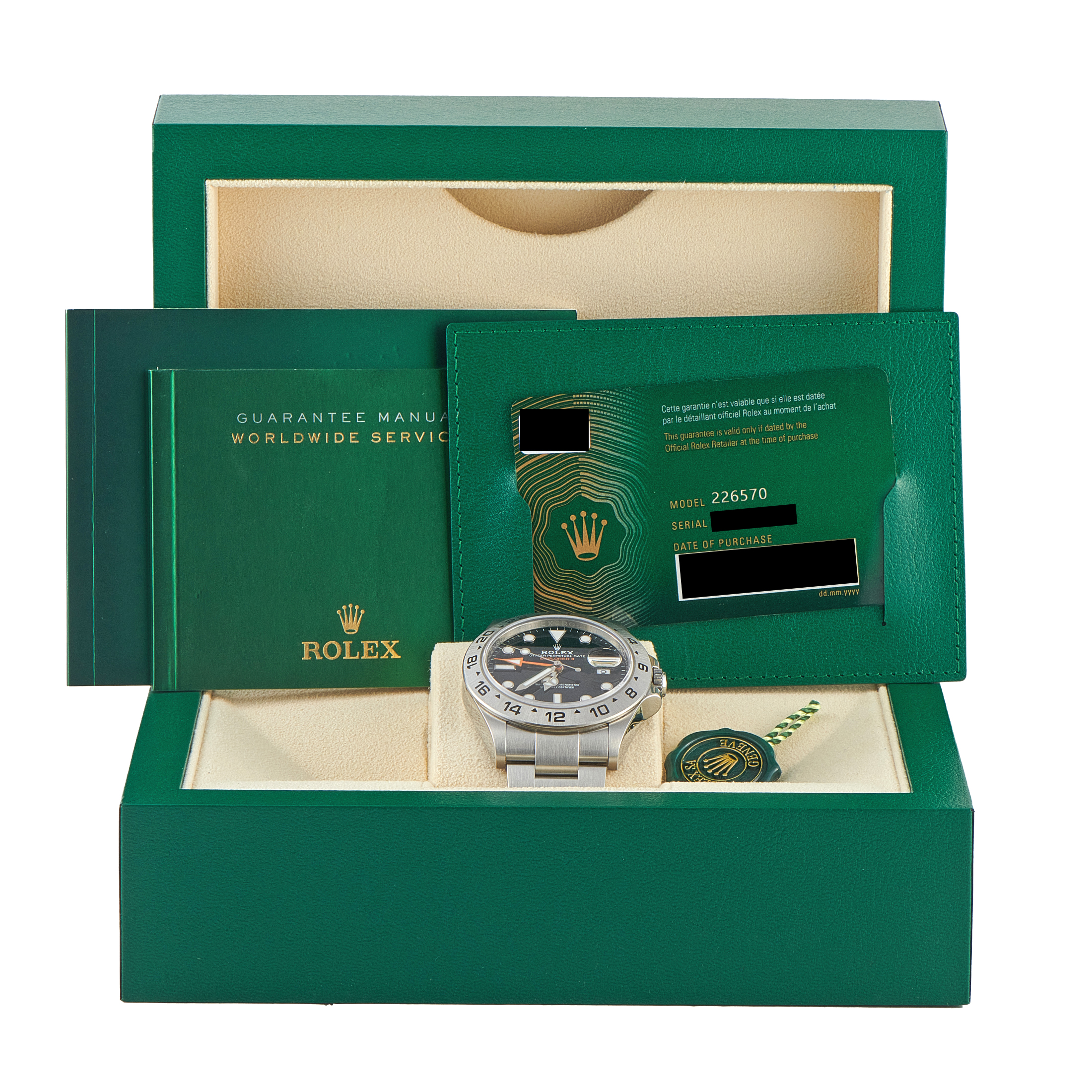 Rolex Explorer II Black Dial Steel Watch 226570 - Image 5