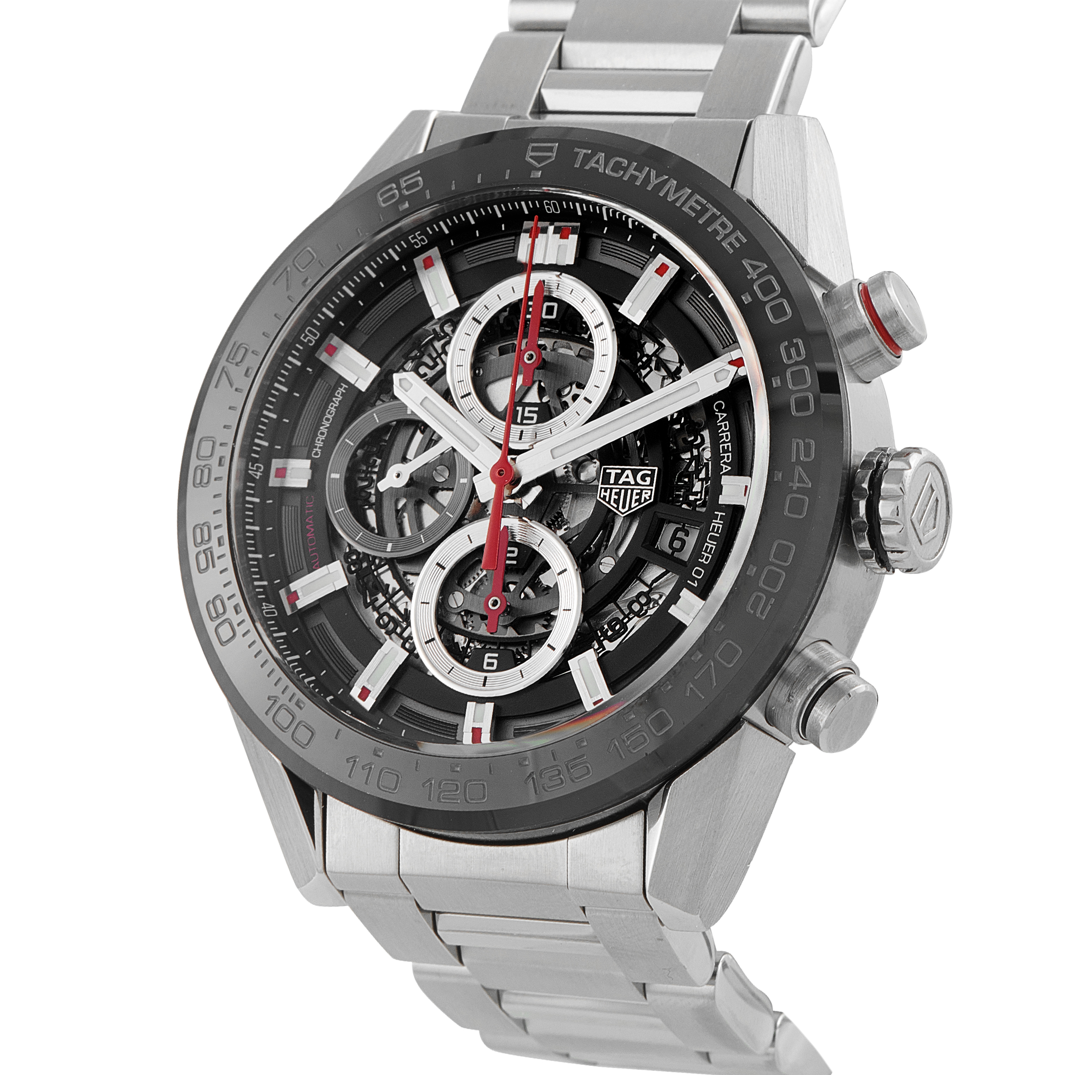 Tag Heuer Carrera Caliber Heuer 01 Chronograph Steel Watch wah5000 - Image 2