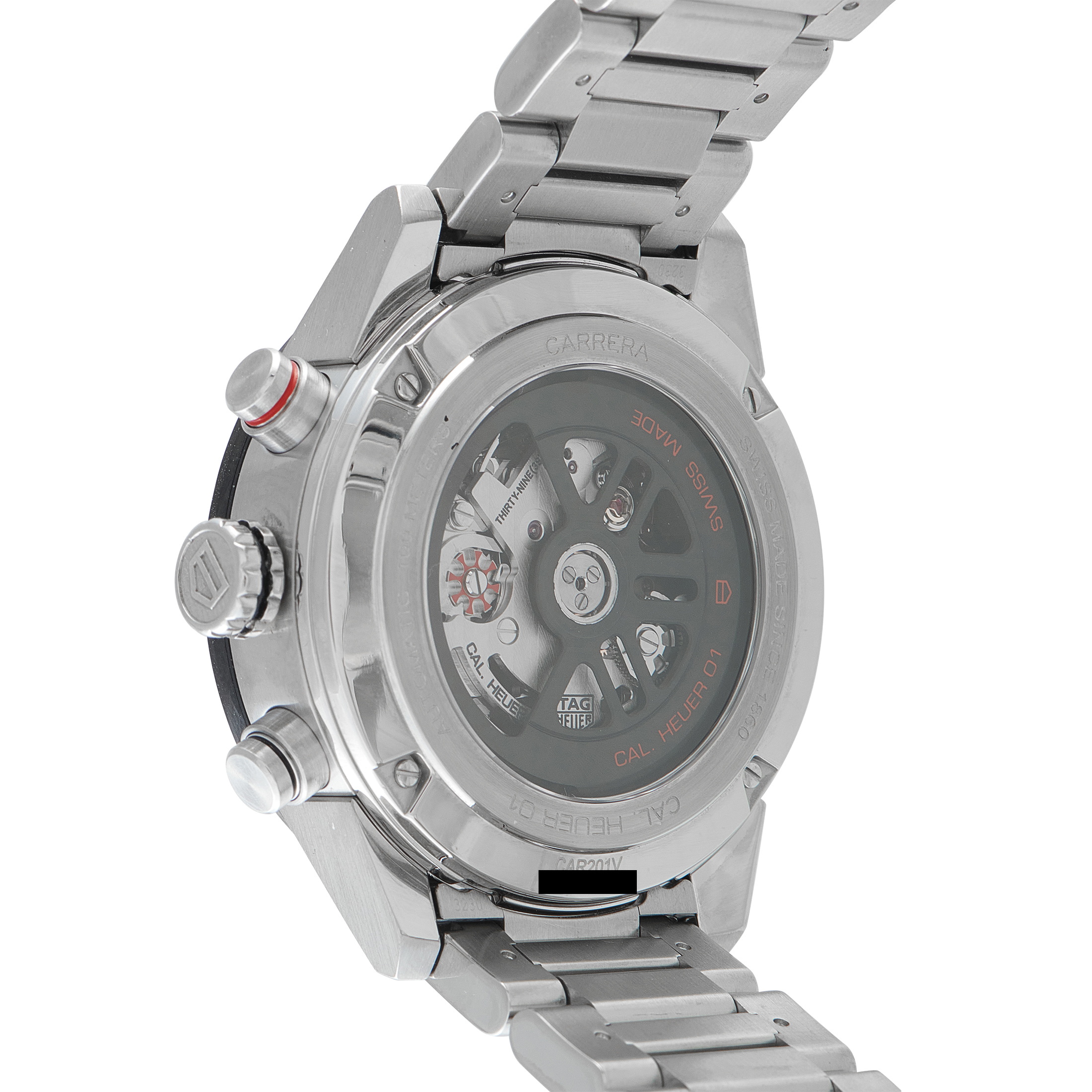 Tag Heuer Carrera Caliber Heuer 01 Chronograph Steel Watch wah5000 - Image 3