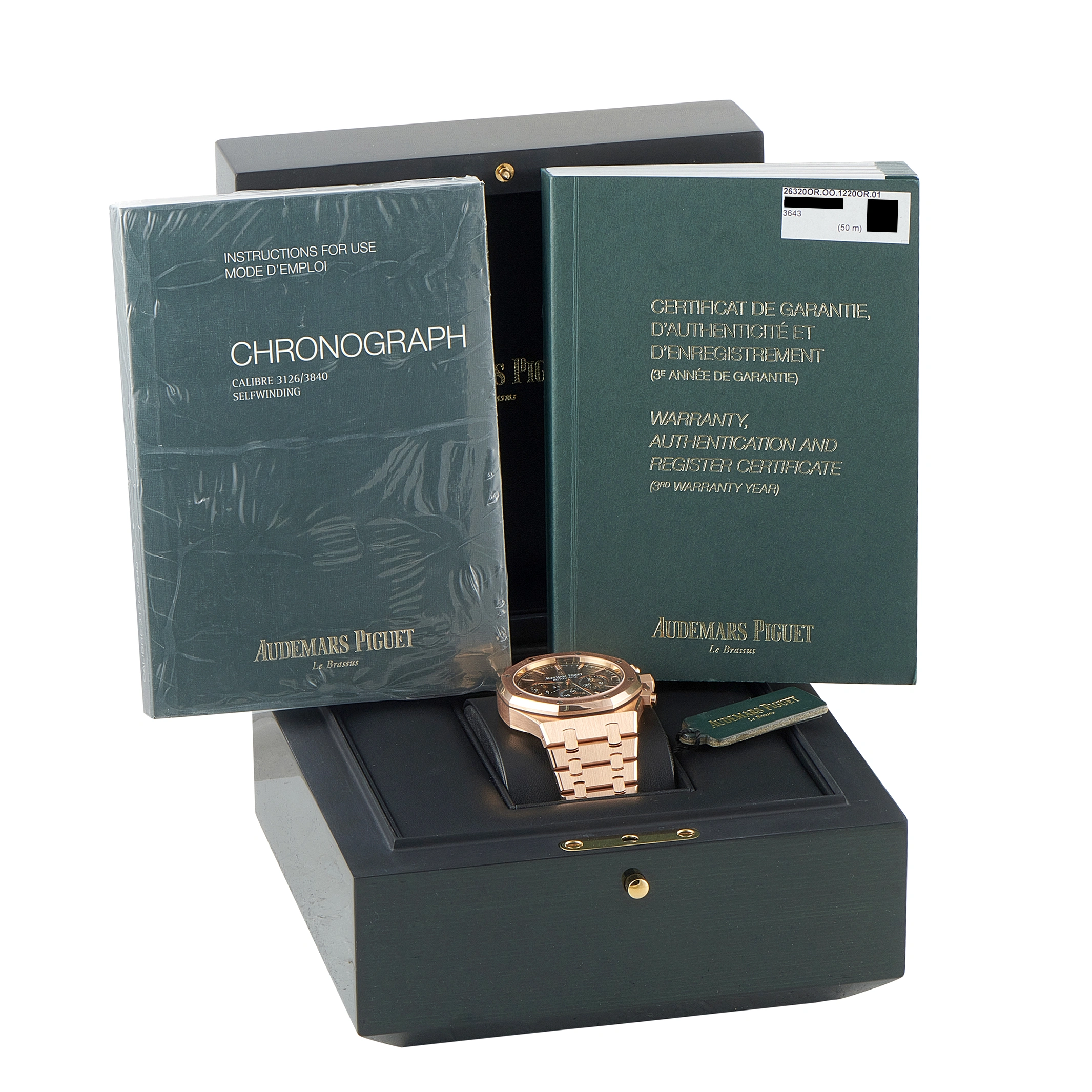 Audemars Piguet Royal Oak Chronograph Rose Gold Watch 26320OR.OO.1220OR.01 - Image 5