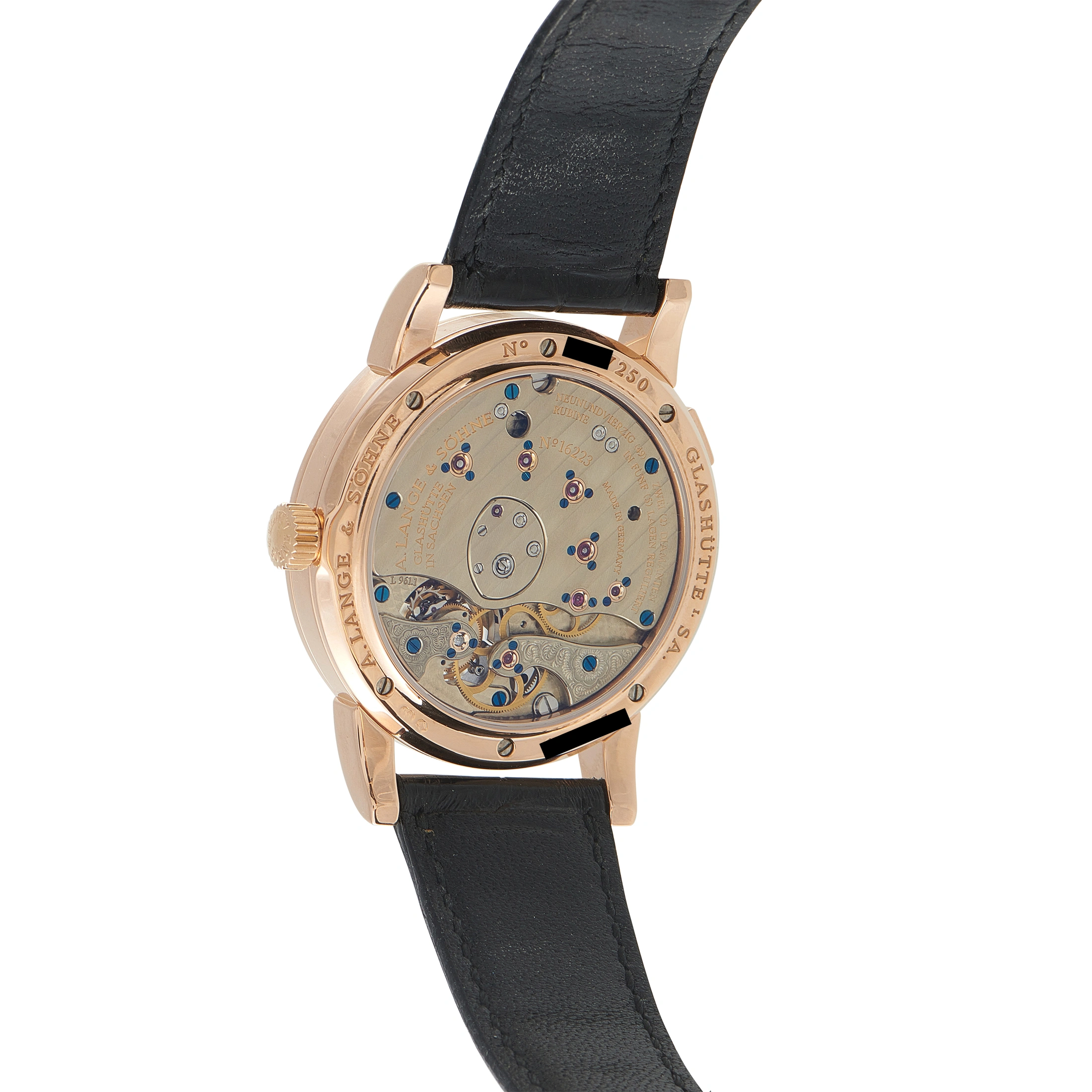 A. Lange & Sohne Lange 1 Tourbillon Pink Gold Watch 704.032 - Image 3