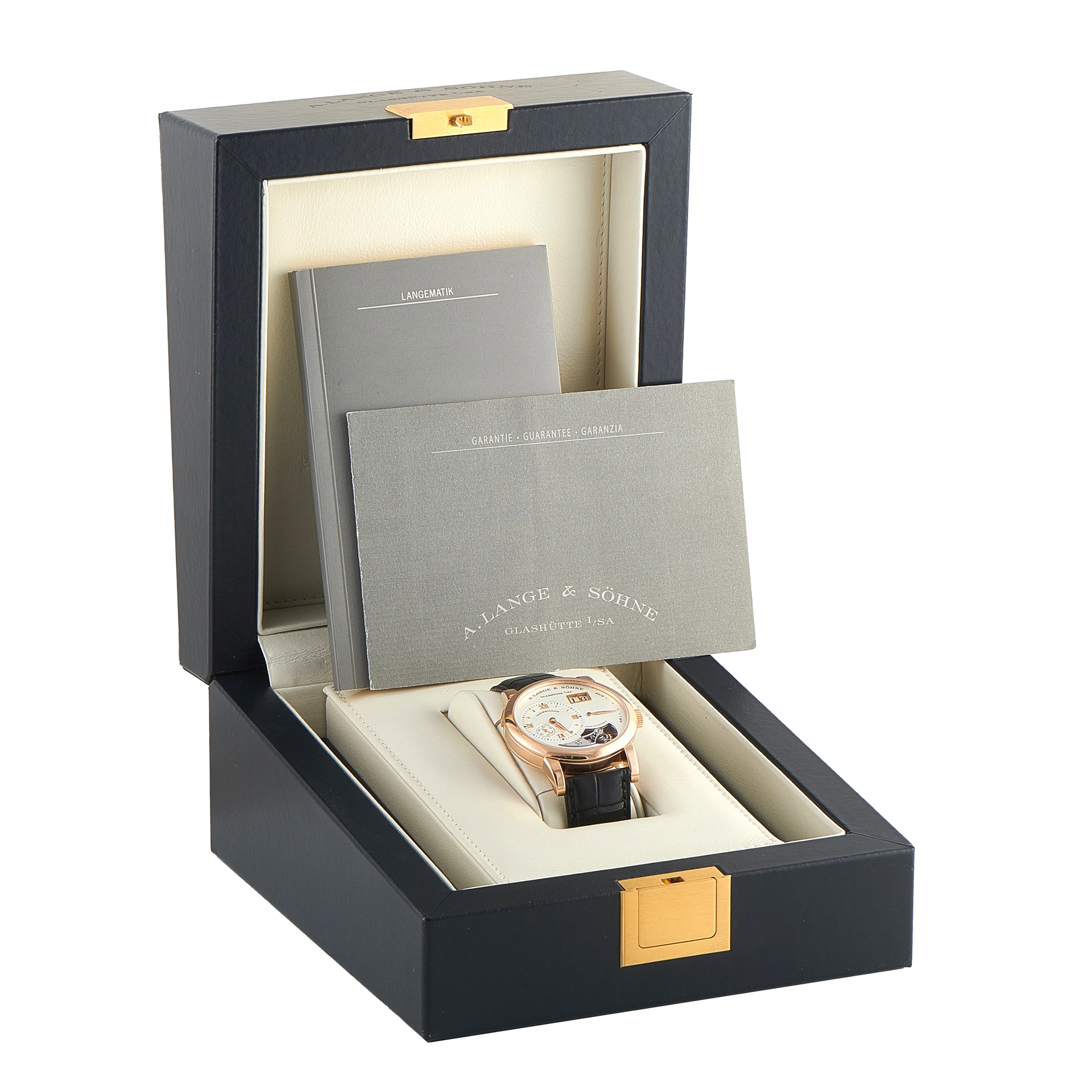 A. Lange & Sohne Lange 1 Tourbillon Pink Gold Watch 704.032 - Image 5