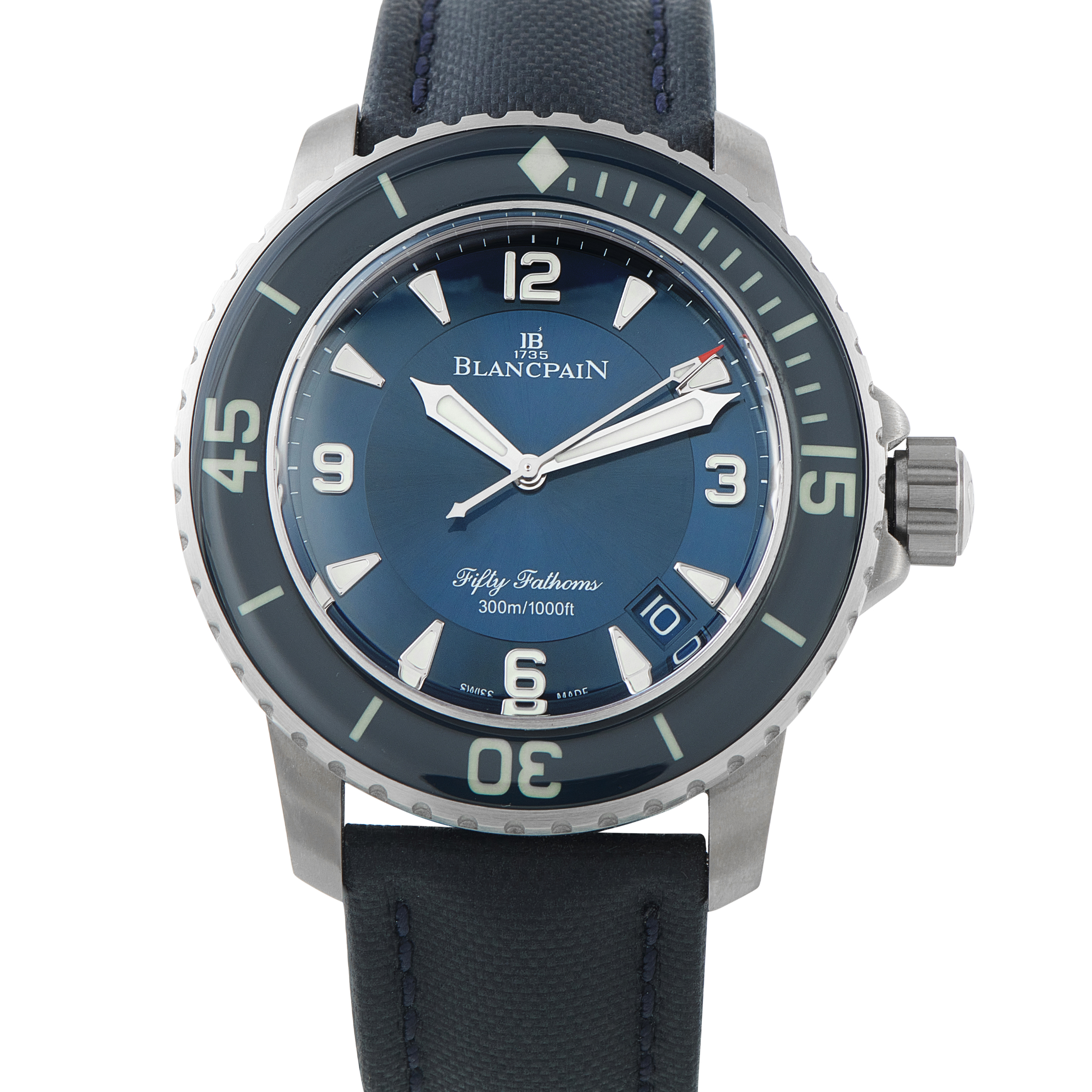 Blancpain Fifty Fathoms Automatique Titanium Watch 5015-12B40-O52A