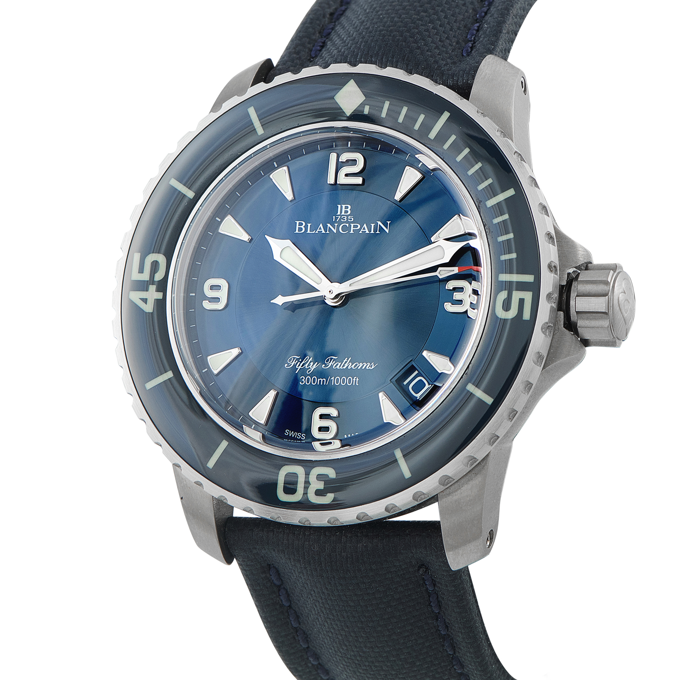 Blancpain Fifty Fathoms Automatique Titanium Watch 5015-12B40-O52A - Image 2