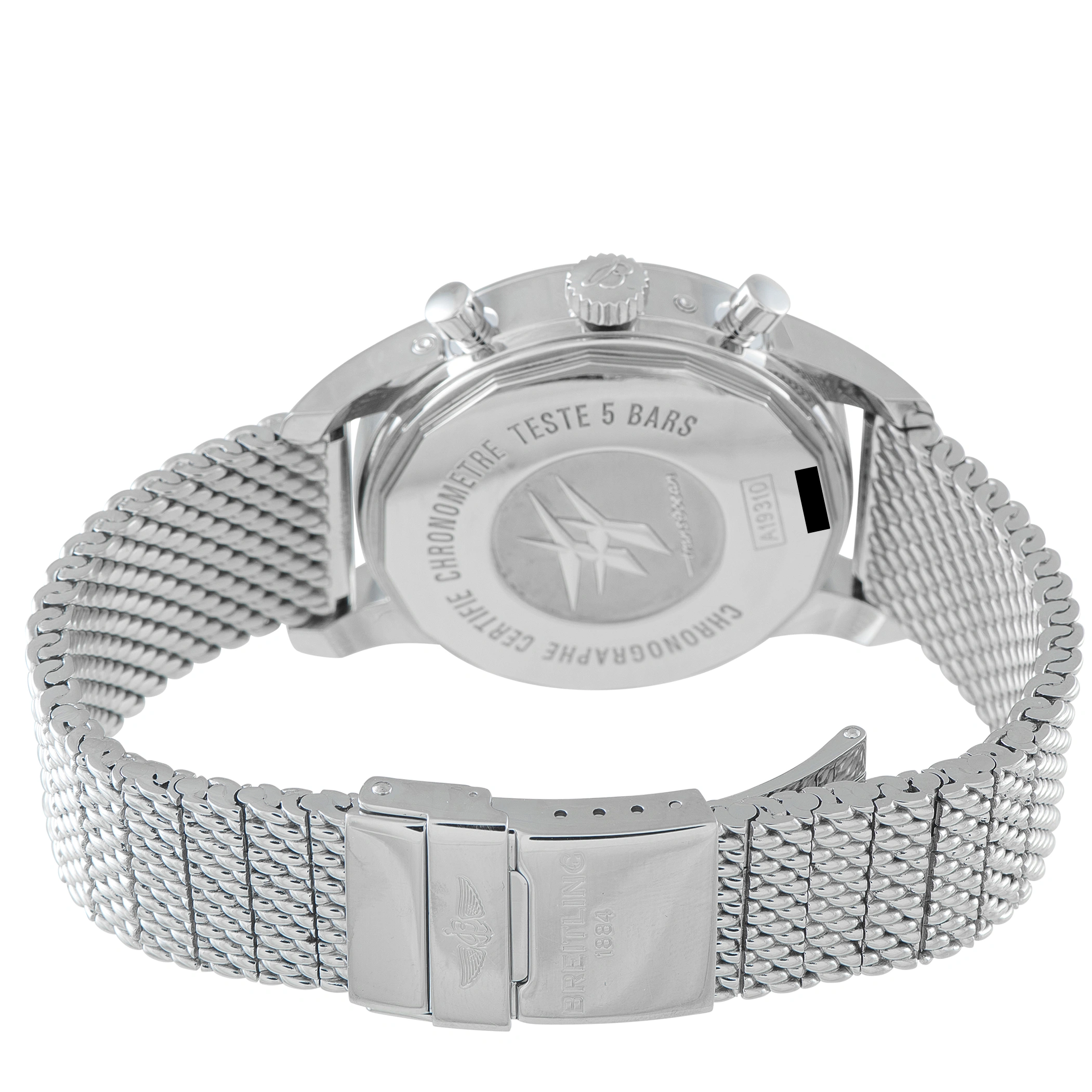 Breitling Transocean Chronograph Steel Watch A19310 - Image 4