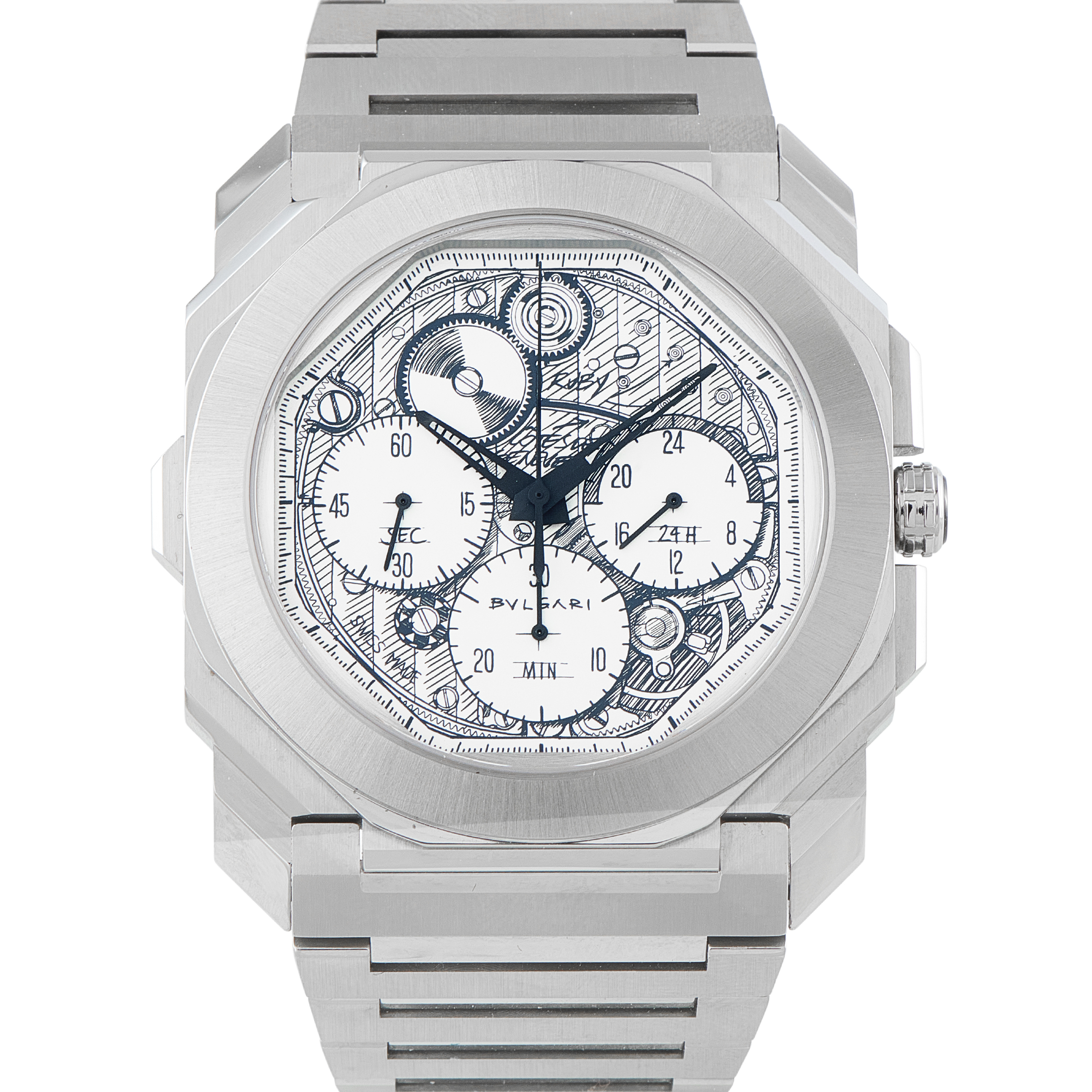 Bvlgari Octo Finissimo Chronograph Steel Watch 104192