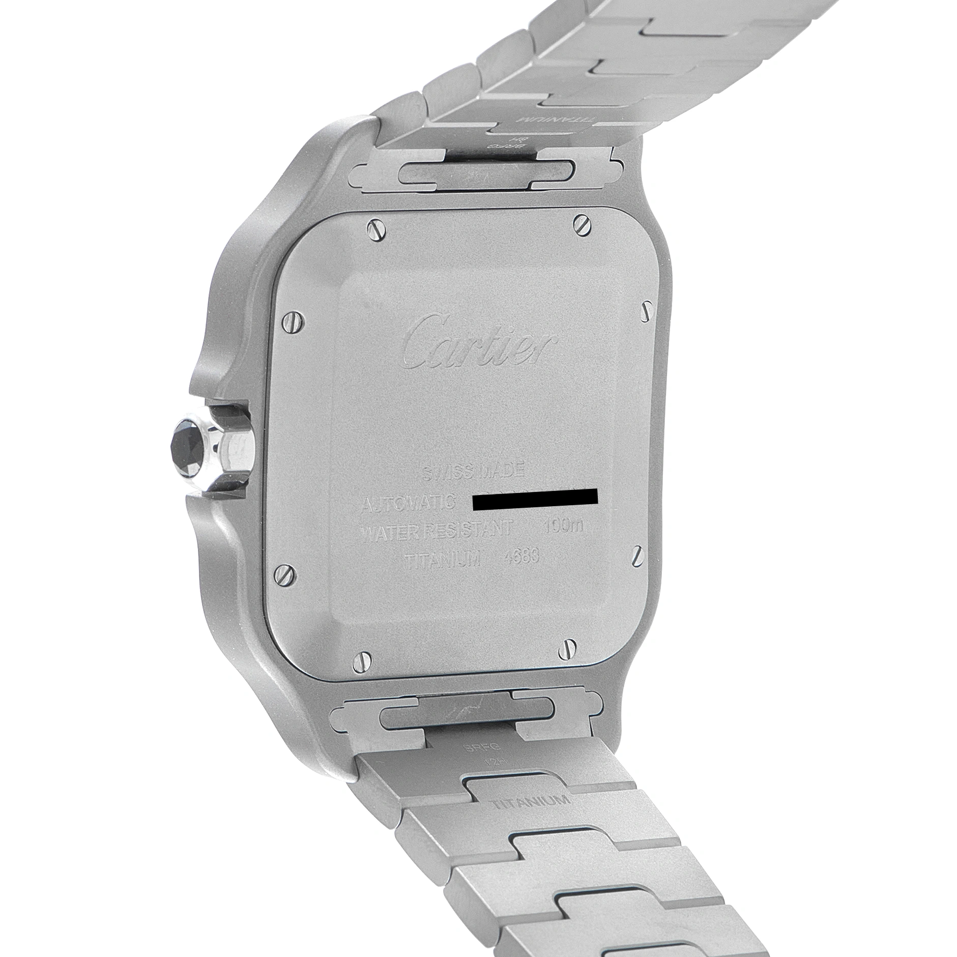 Cartier Santos Large Model Titanium Watch WSSA0089 - Image 3