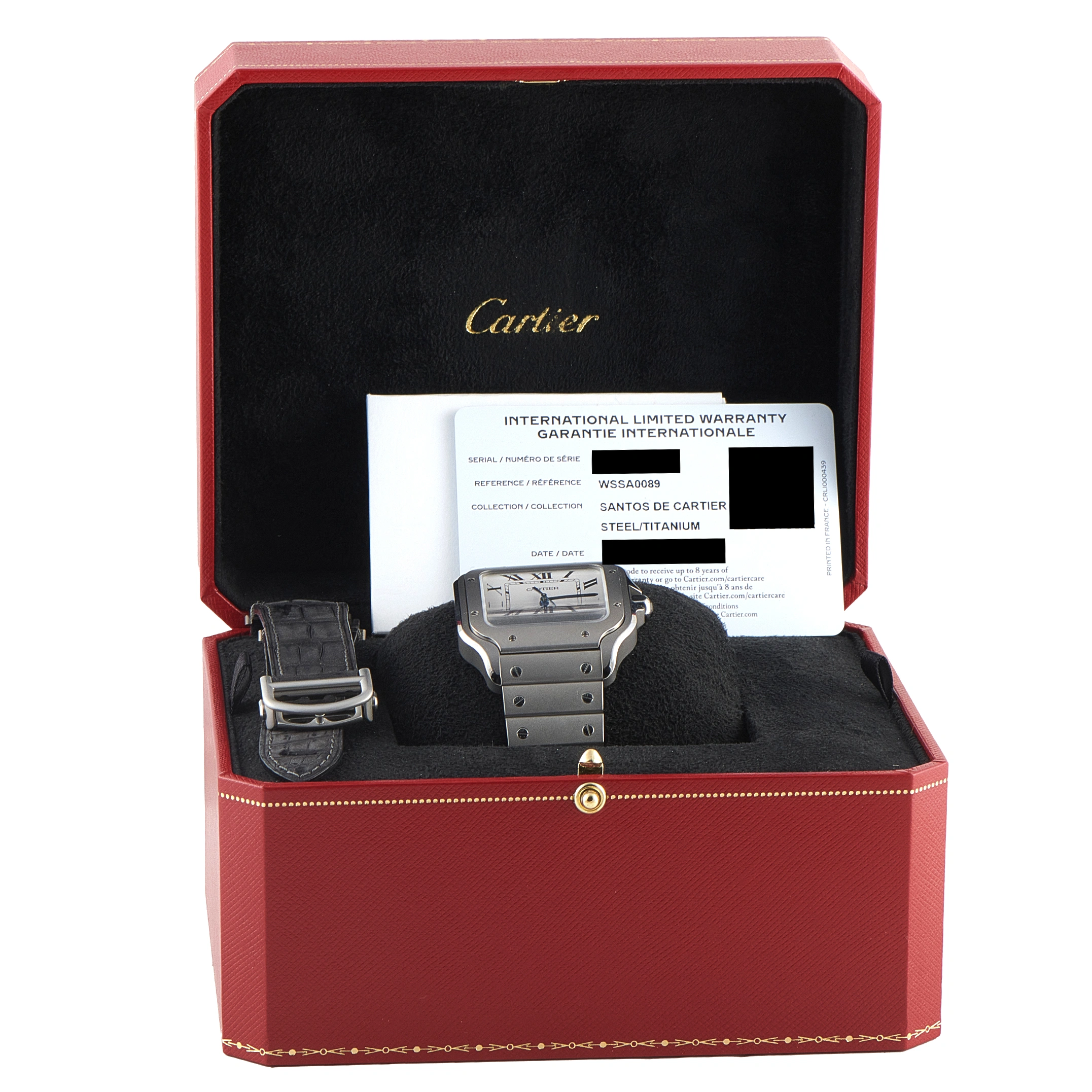 Cartier Santos Large Model Titanium Watch WSSA0089 - Image 5