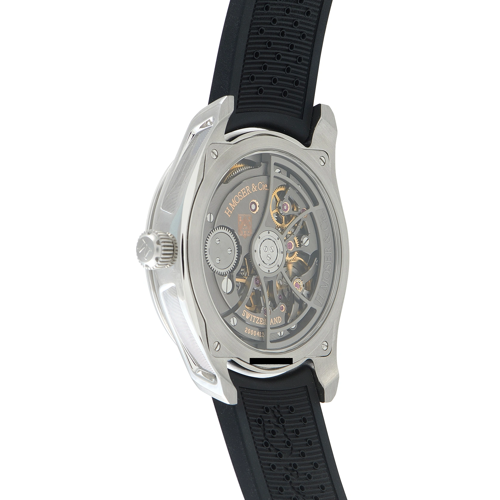 H. Moser & Cie. Pioneer Centre Seconds Cosmic Green Steel Watch 3201-1201 - Image 3