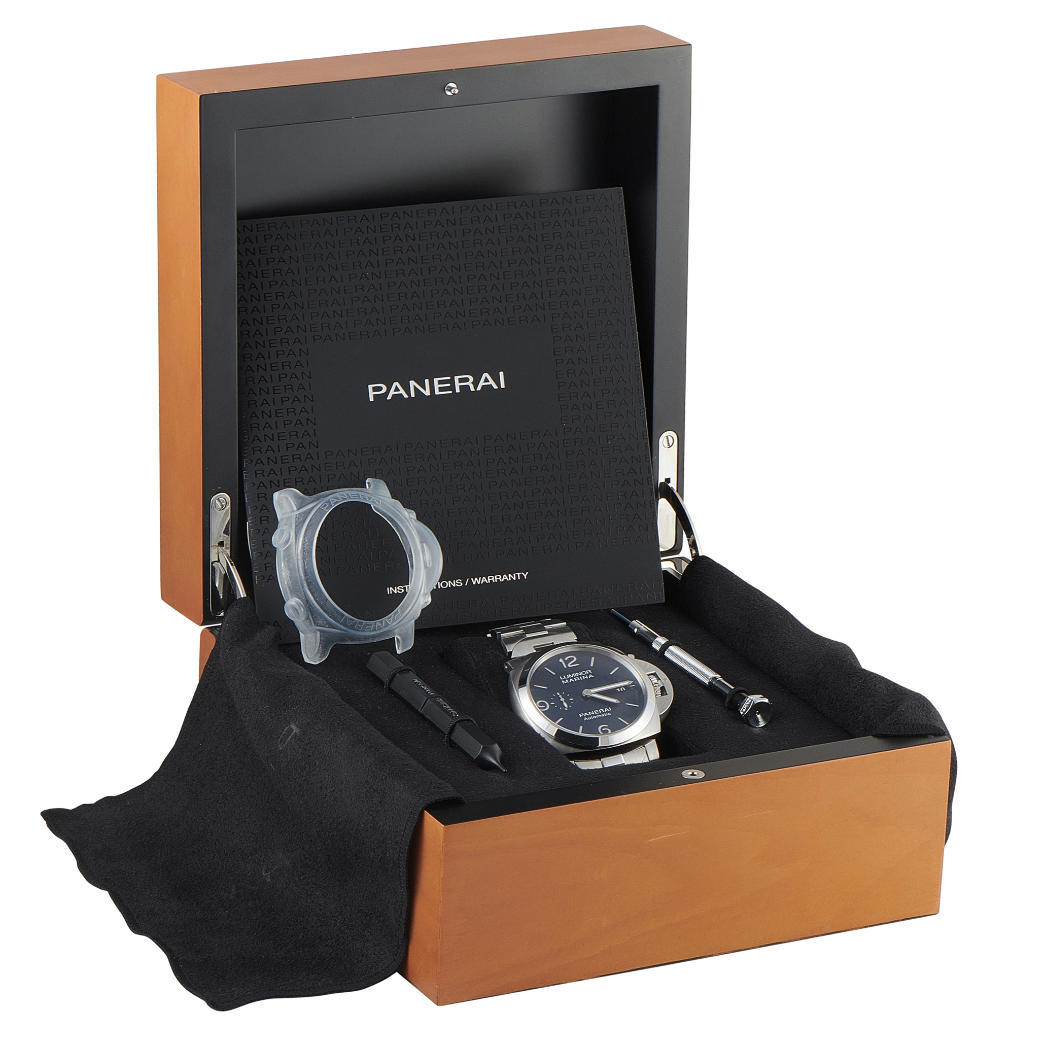 Officine Panerai Luminor Due Blue Dial Steel Watch PAM01124 - Image 5