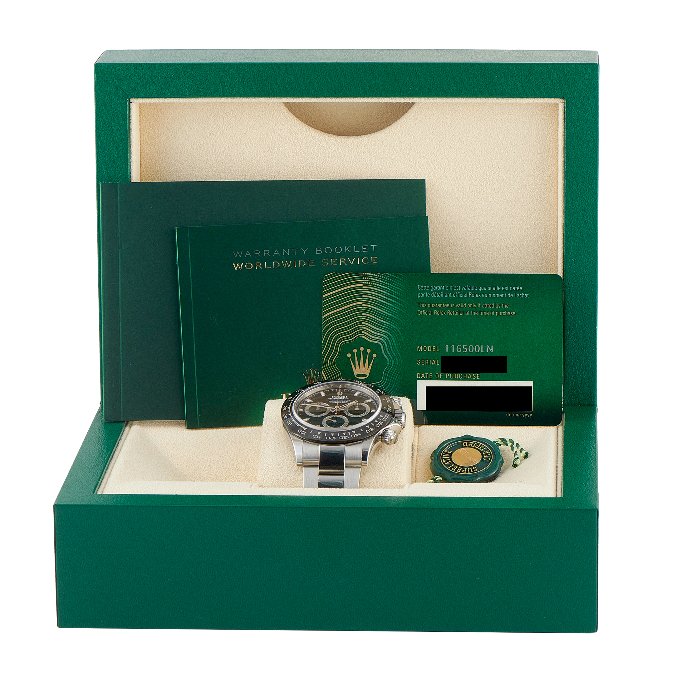 Rolex Daytona Black Dial Steel Watch 116500LN - Image 5