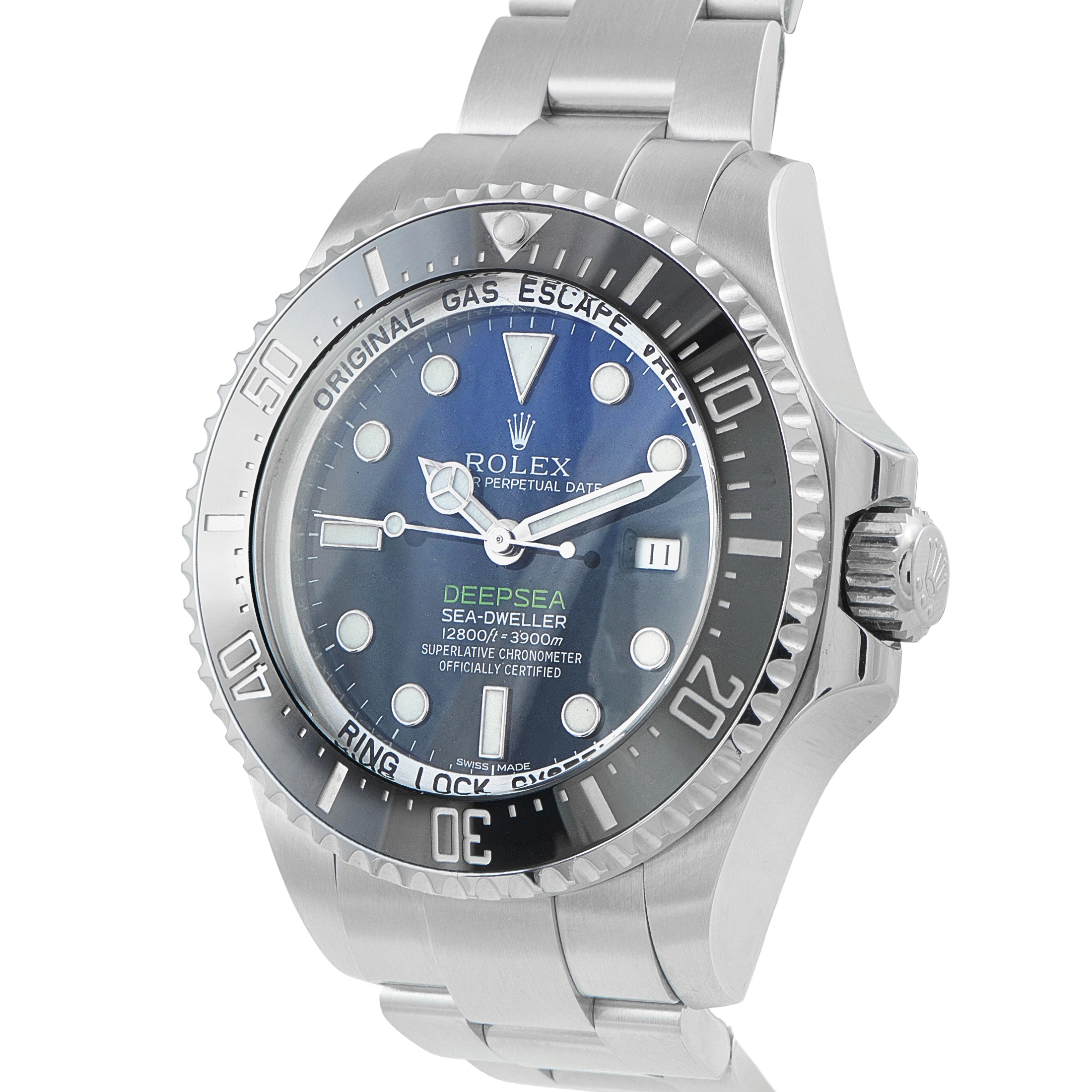 Rolex Sea-Dweller Deepsea Deep Blue Steel Watch 116660 - Image 2