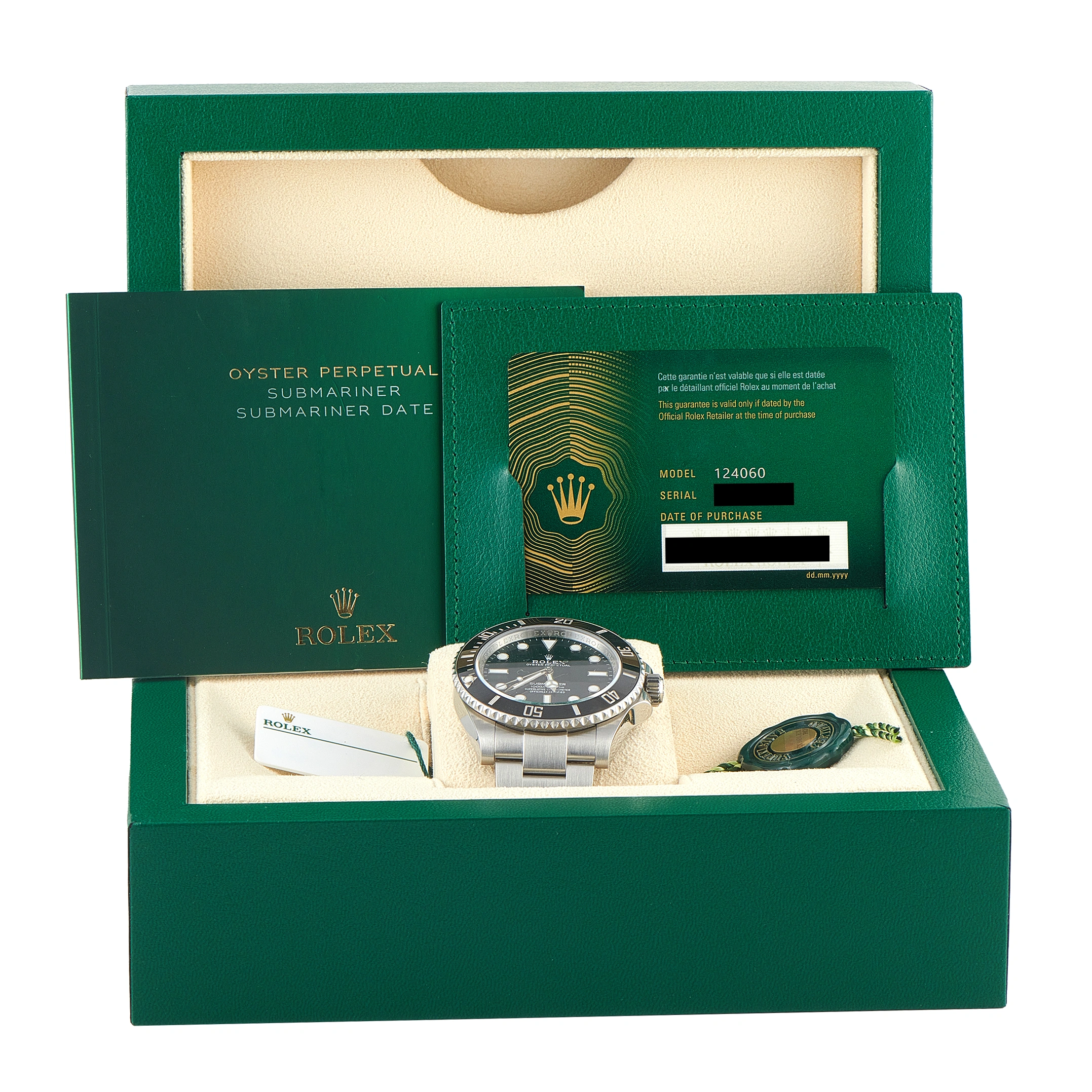 Rolex Submariner No-Date Steel Watch 124060 - Image 5