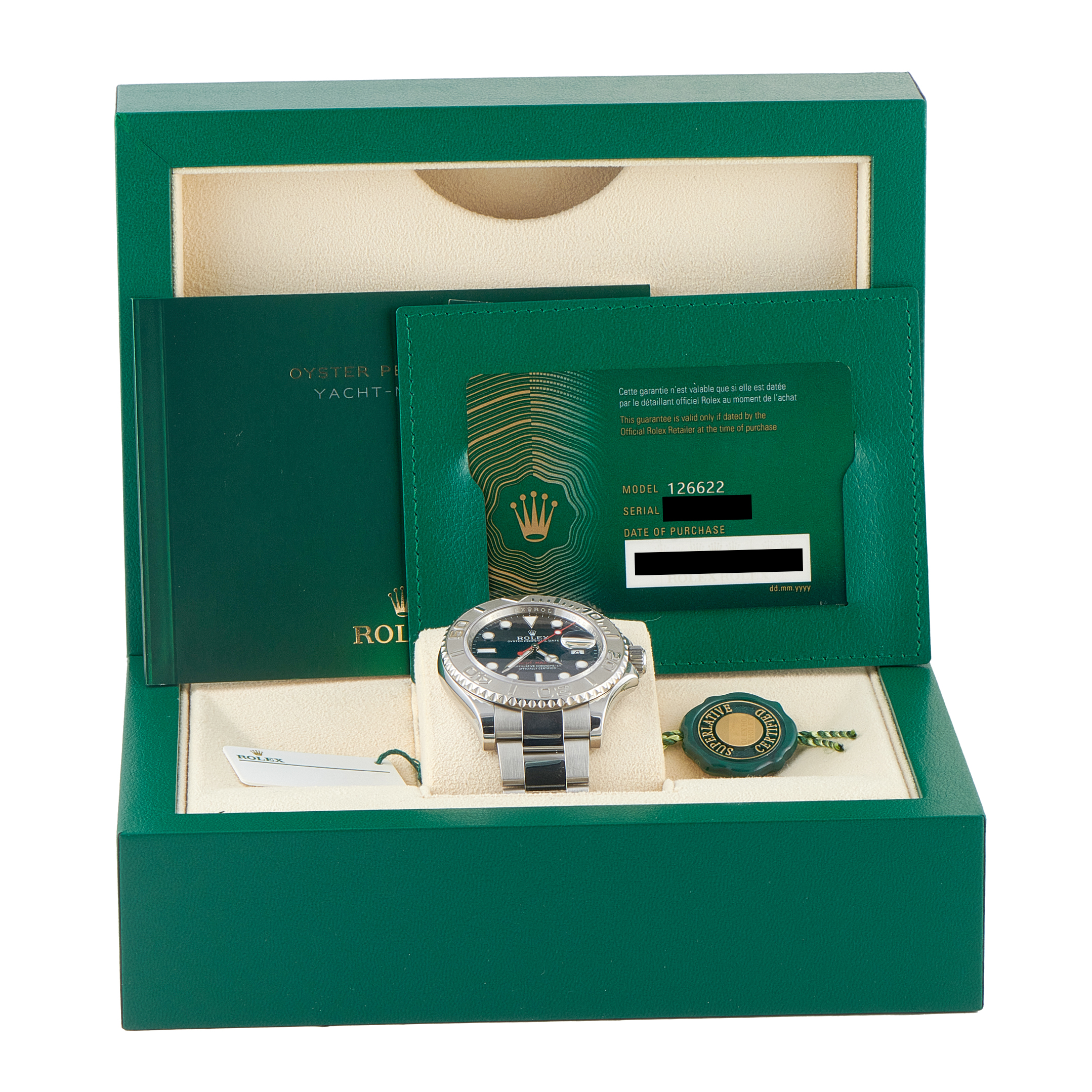 Rolex Yacht-Master 40 Blue Dial Steel Watch 126622 - Image 5