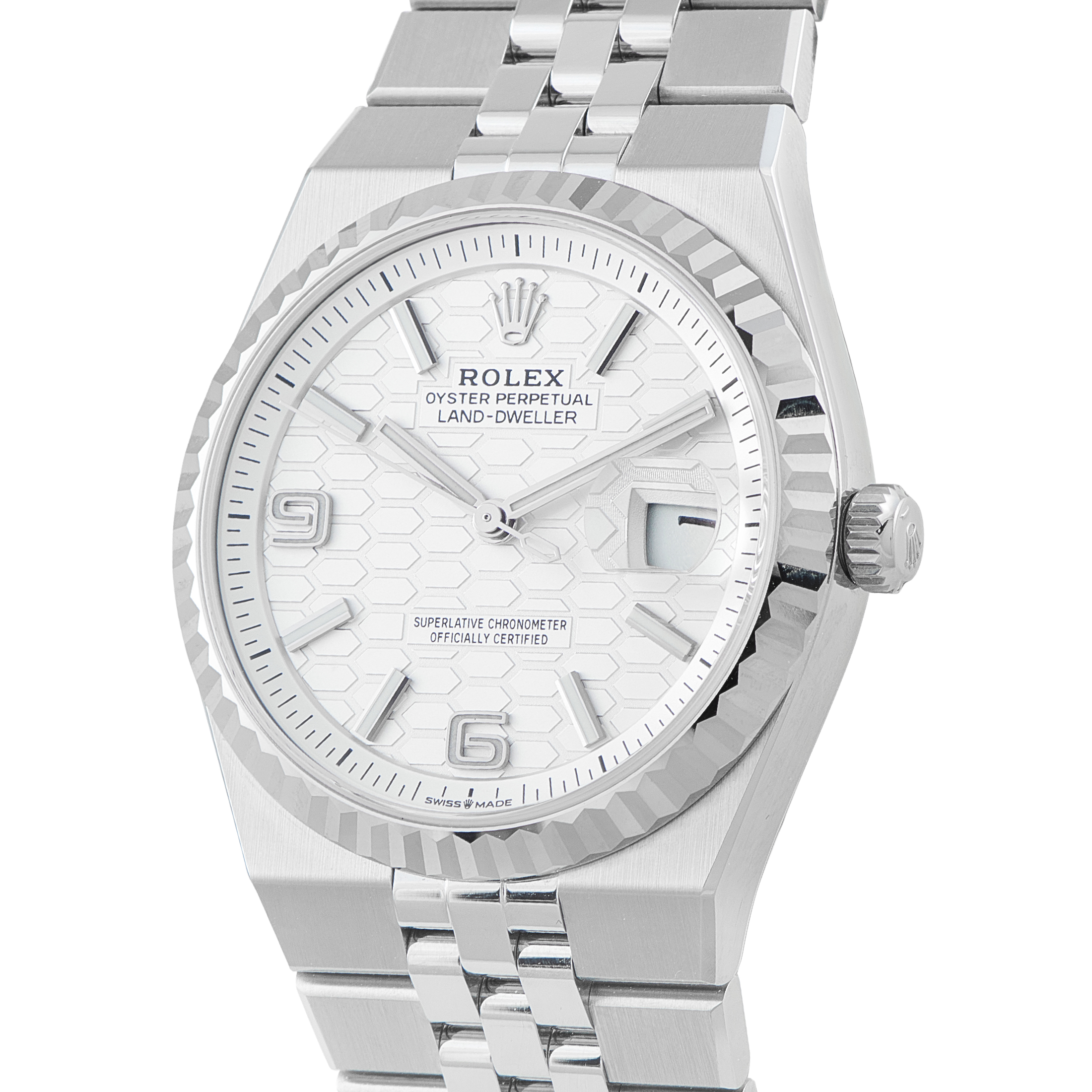Rolex Land-Dweller 36 Steel Flat Jubilee Watch 127234 - Image 2
