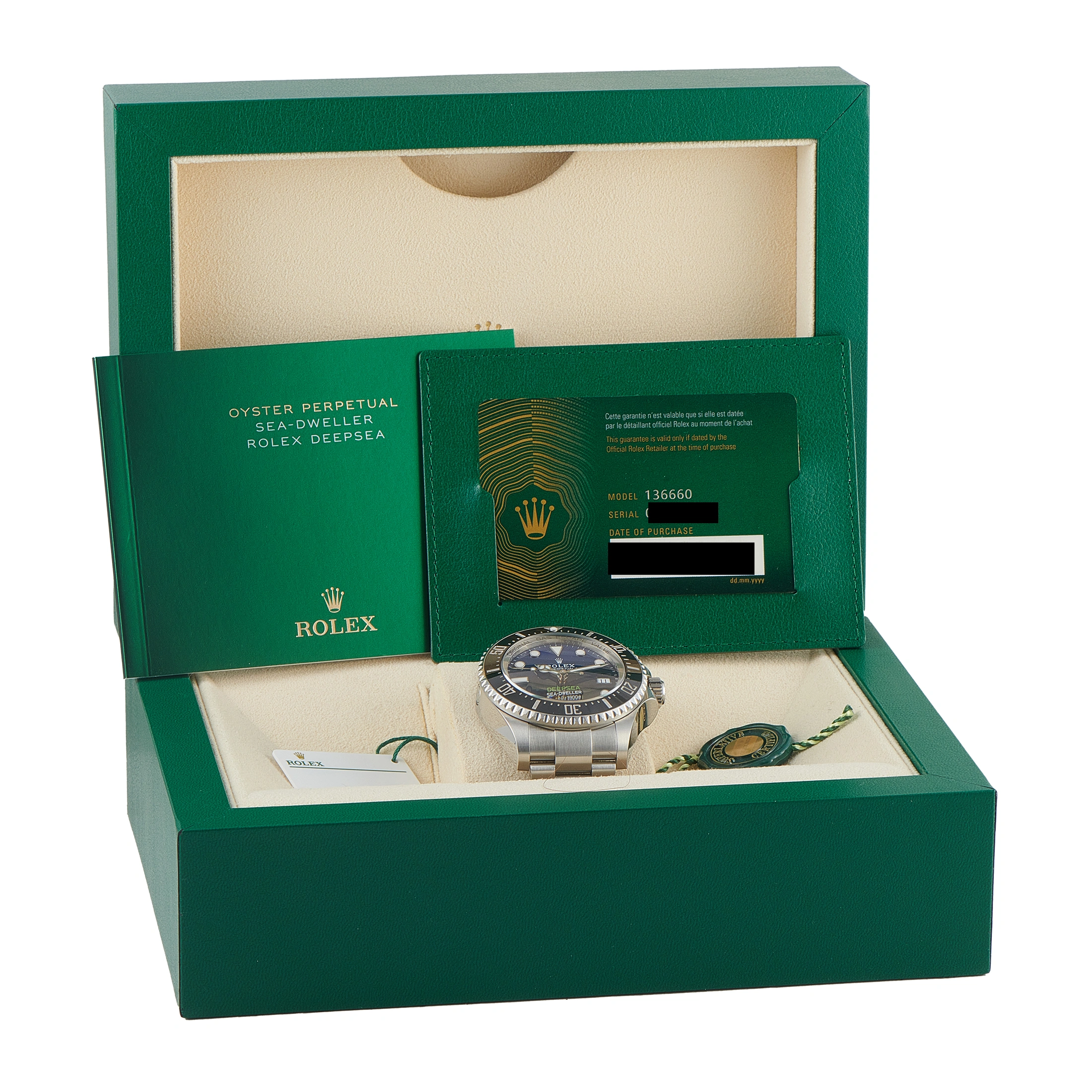 Rolex Sea-Dweller Deepsea D-Blue Steel Watch 136660 - Image 5