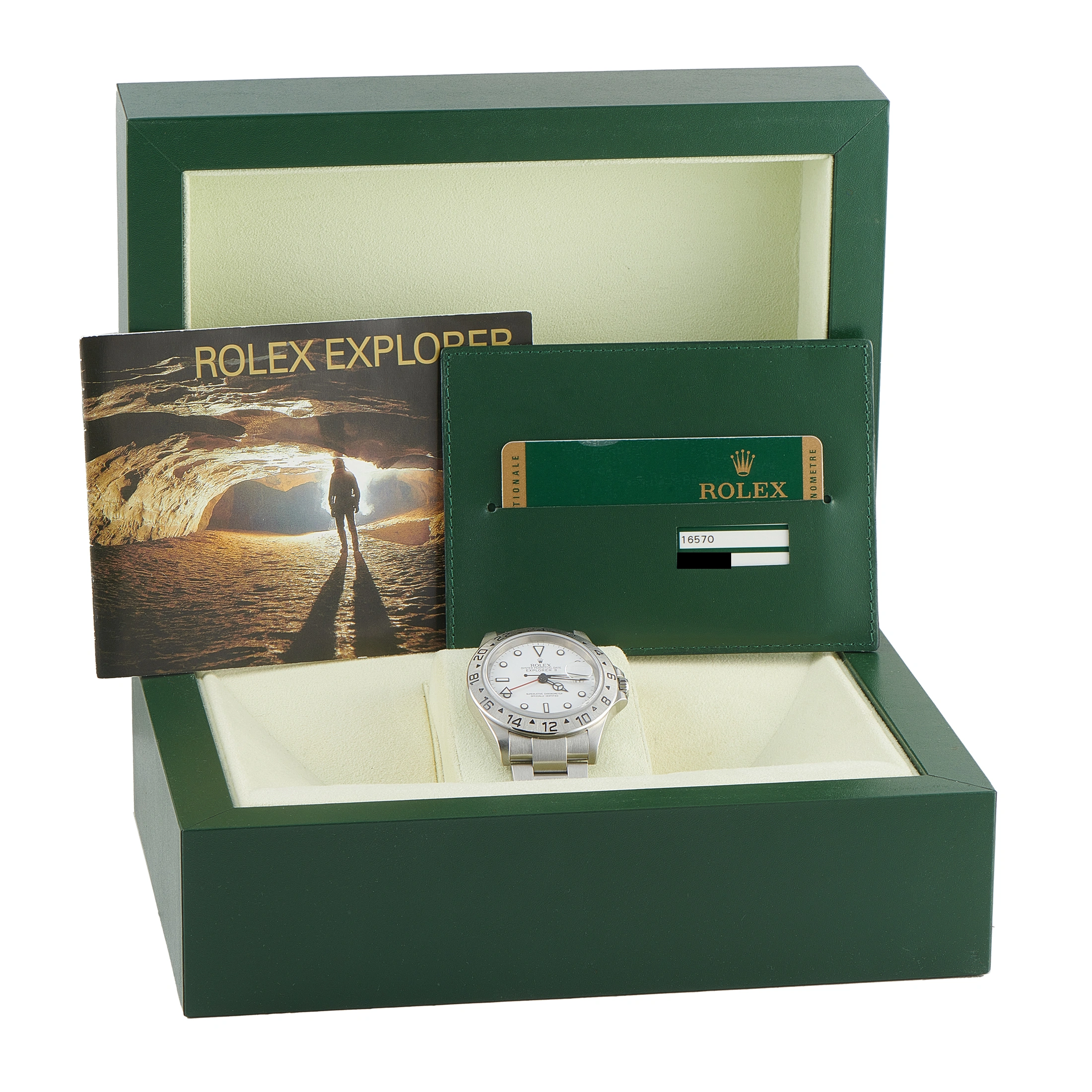 Rolex Explorer II Polar Dial Steel Watch 16570 - Image 5