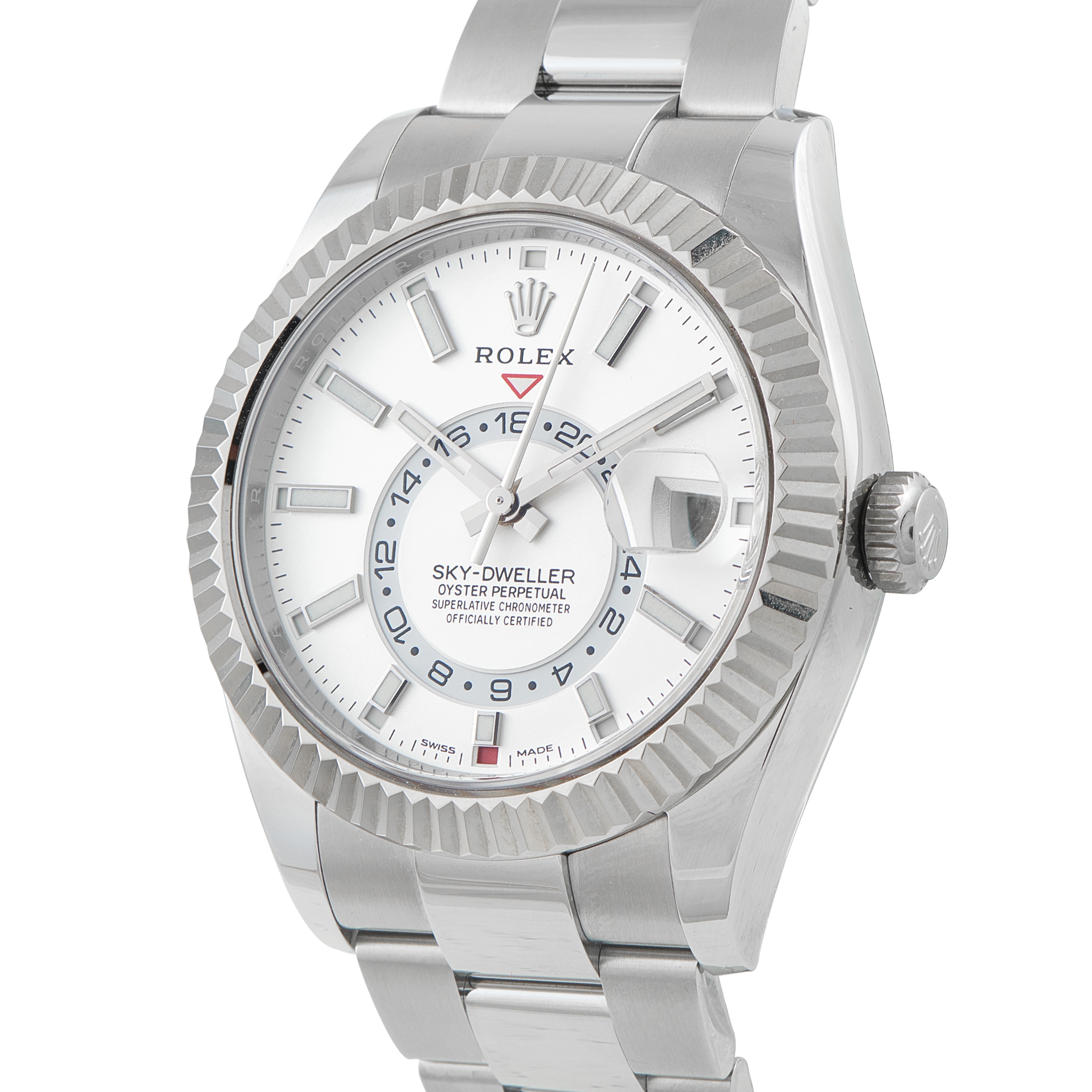 Rolex Sky-Dweller White Dial Steel Oyster Watch 326934 - Image 2