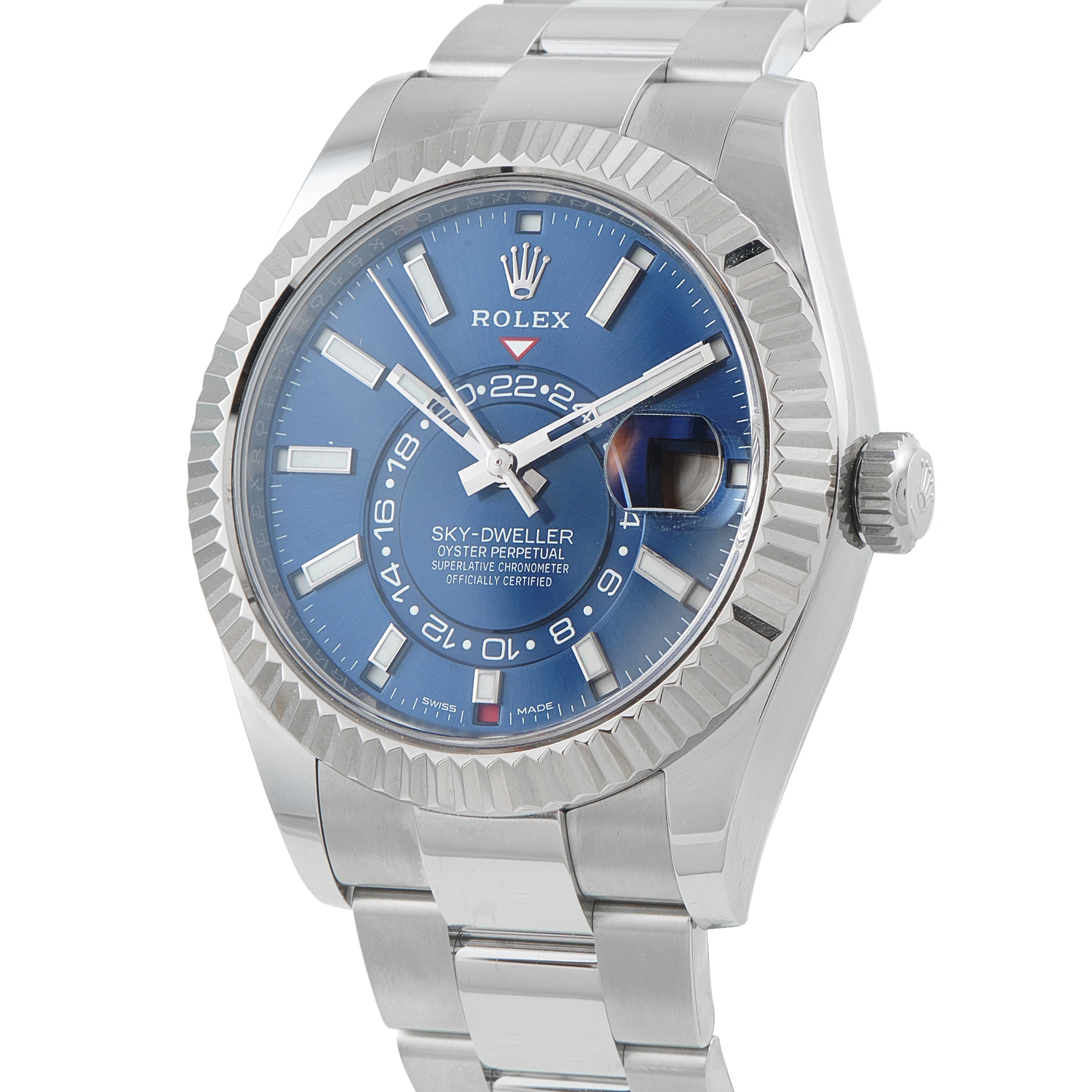 Rolex Sky-Dweller Blue Dial Steel Oyster Watch 336934 - Image 2