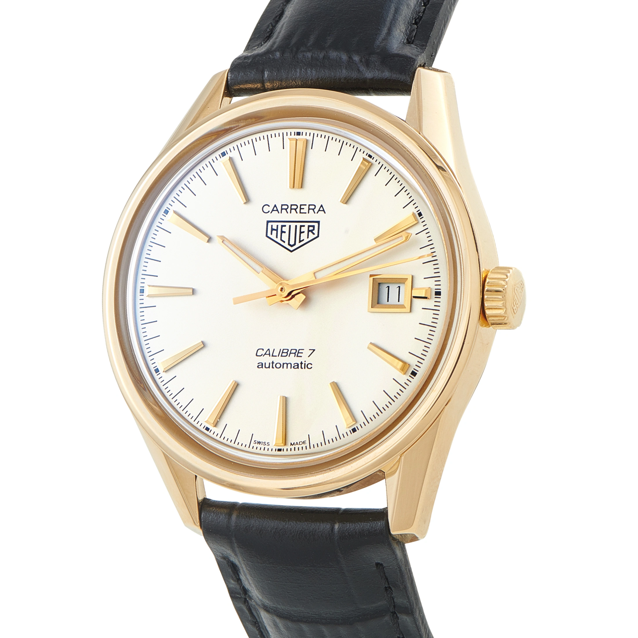 Tag Heuer Carrera Calibre 7 Glassbox Yellow Gold Watch WAR2140.FC8159 - Image 2