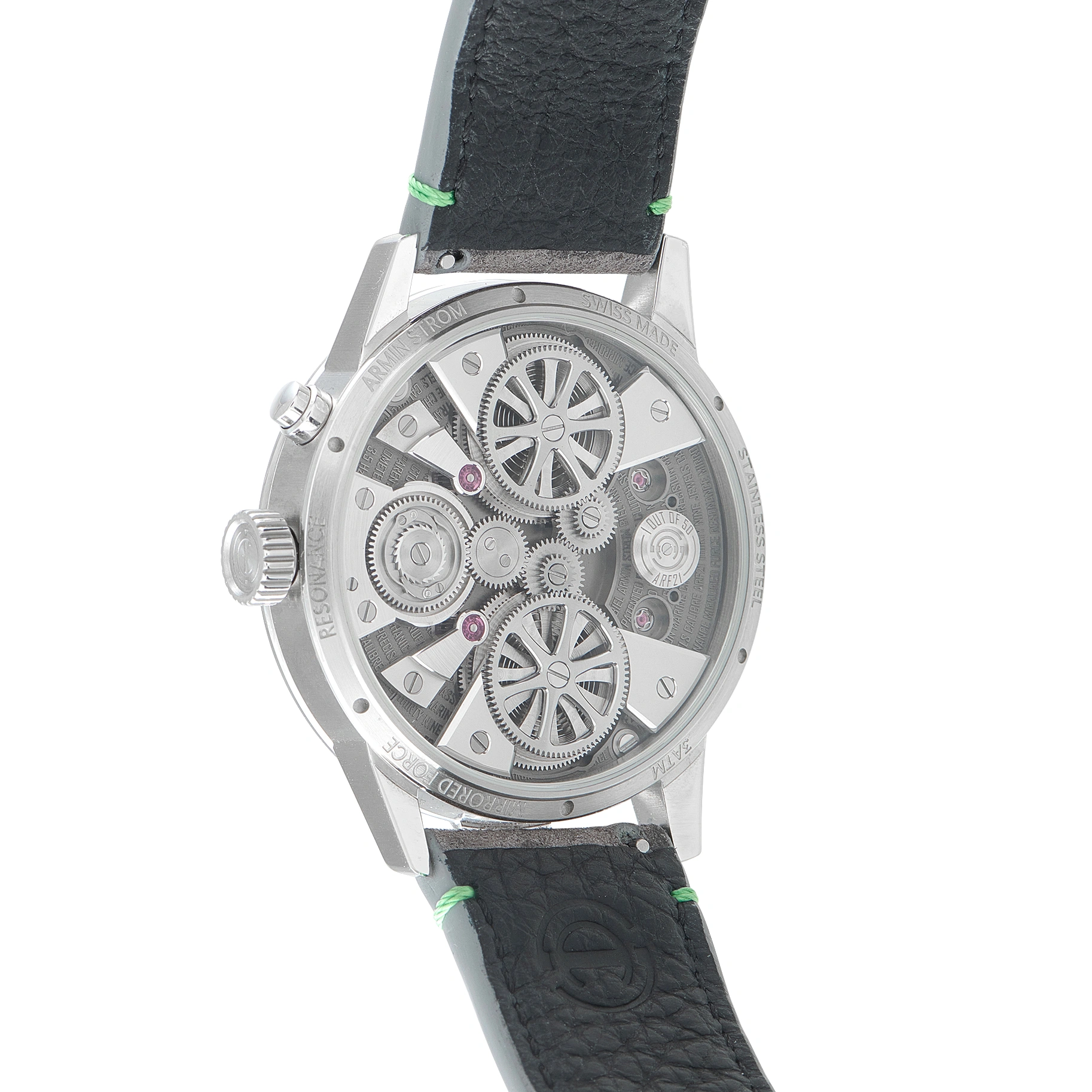 Armin Strom Mirrored Force Resonance Teal Dial Titanium Watch - - Image 3