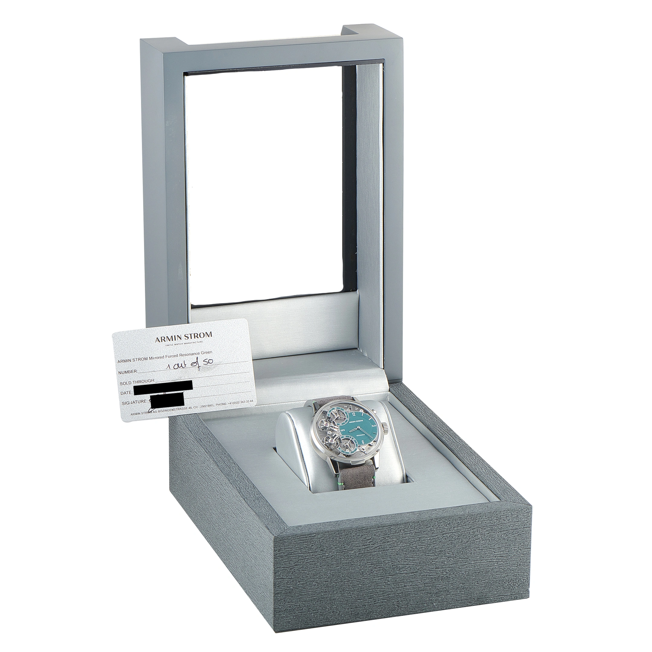 Armin Strom Mirrored Force Resonance Teal Dial Titanium Watch - - Image 5