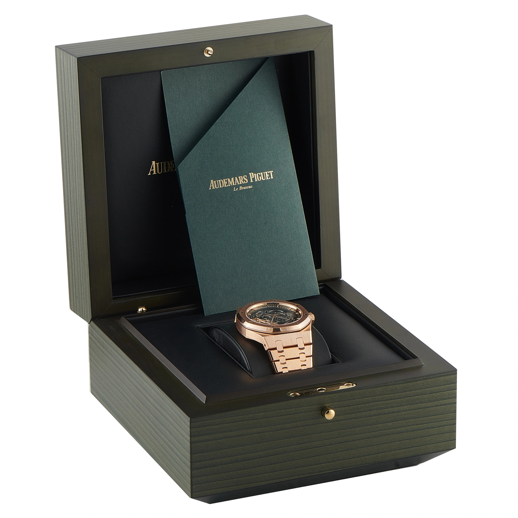 Audemars Piguet Royal Oak Double Balance Wheel Openworked Rose Gold Watch 15407OR.OO.1220OR.01 - Image 5