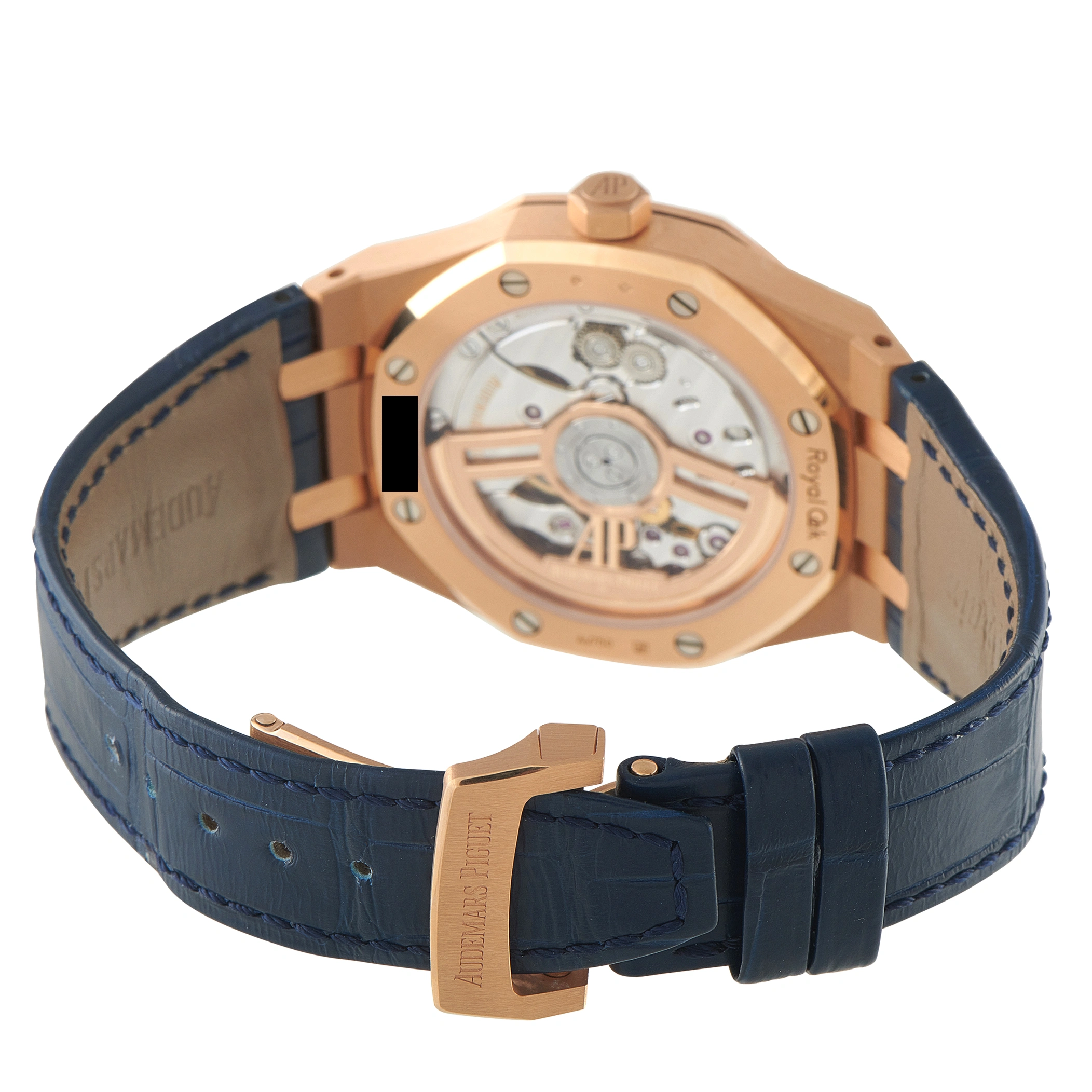 Audemars Piguet Royal Oak 41 Bleu Nuit Nuage 50 Rose Gold Watch 15510OR.OO.D315CR.02 - Image 4