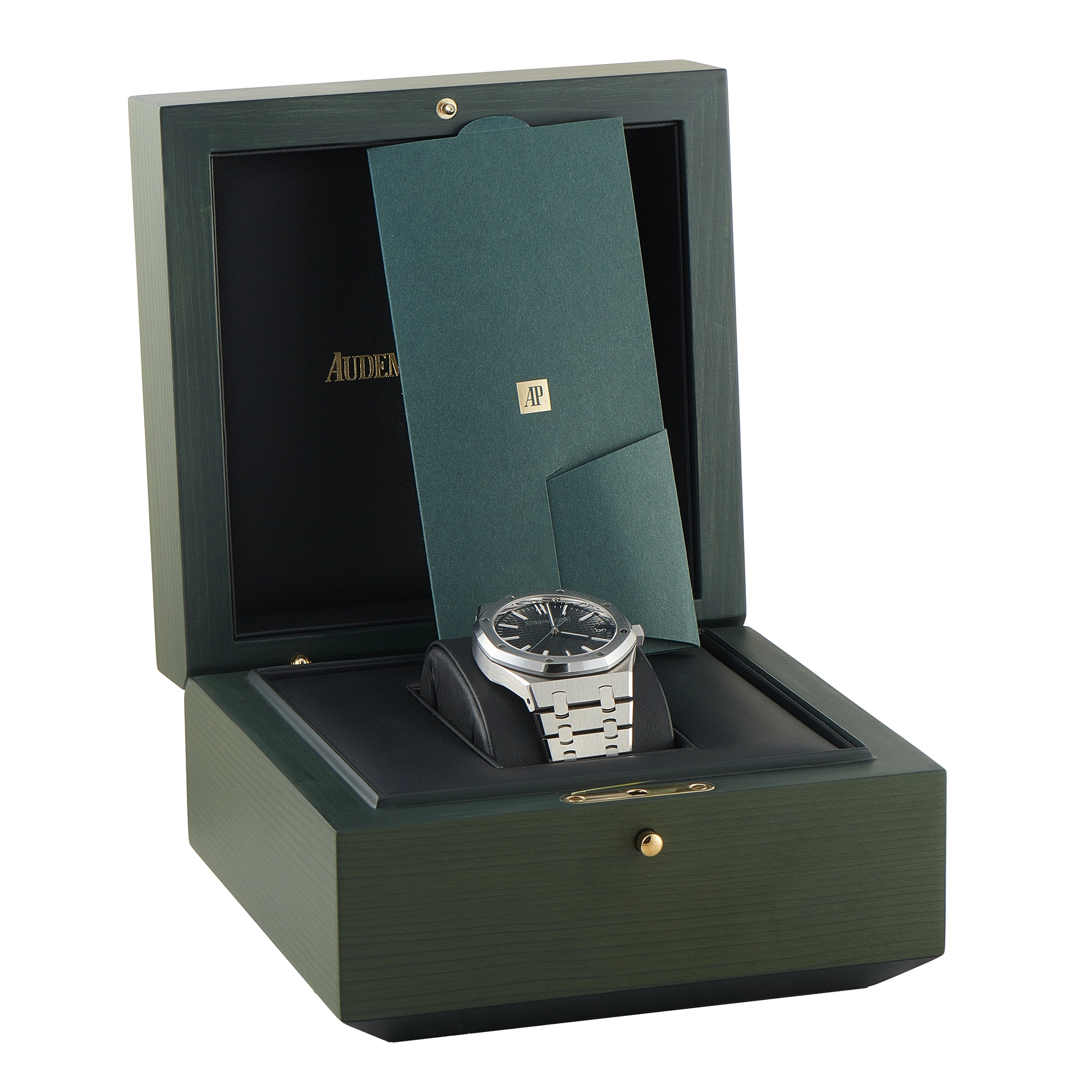 Audemars Piguet Royal Oak Black Dial Steel Watch 15510st.oo.1320st.07 - Image 5