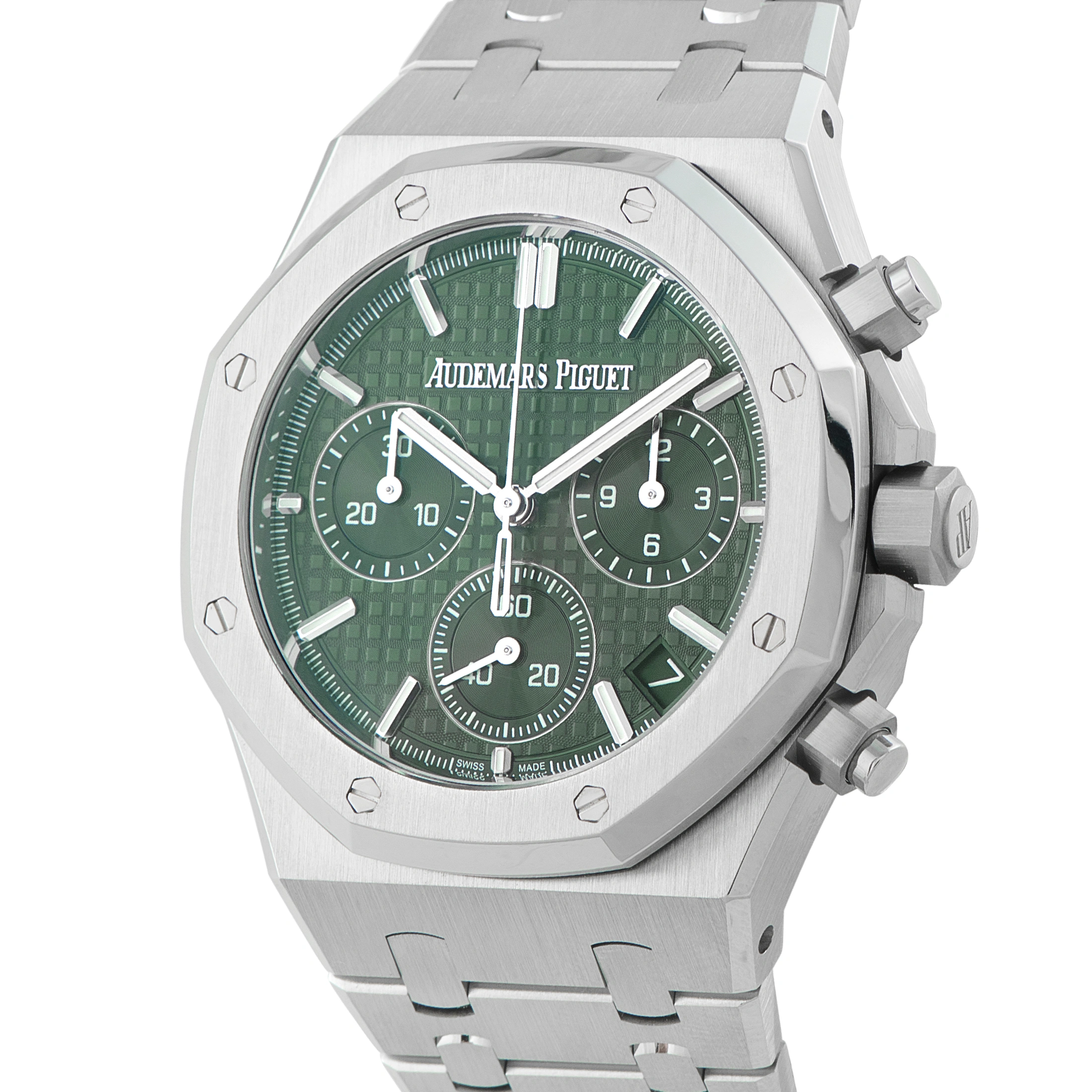 Audemars Piguet Royal Oak Khaki Green Dial Steel Watch 26240ST.OO.1320ST.08 - Image 2