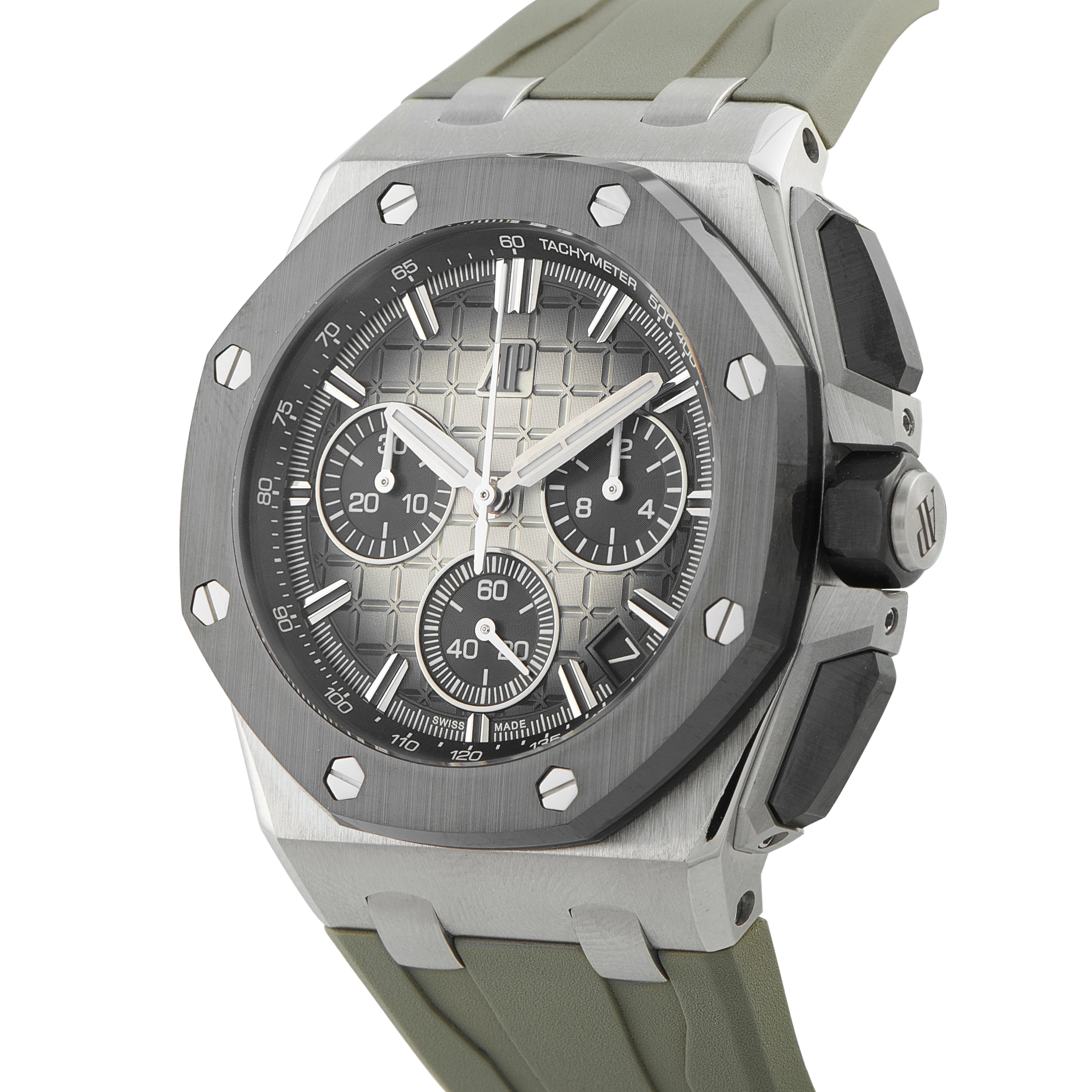 Audemars Piguet Royal Oak Offshore Ceramic and Steel Watch 26420SO.OO.A600CA.01 - Image 2