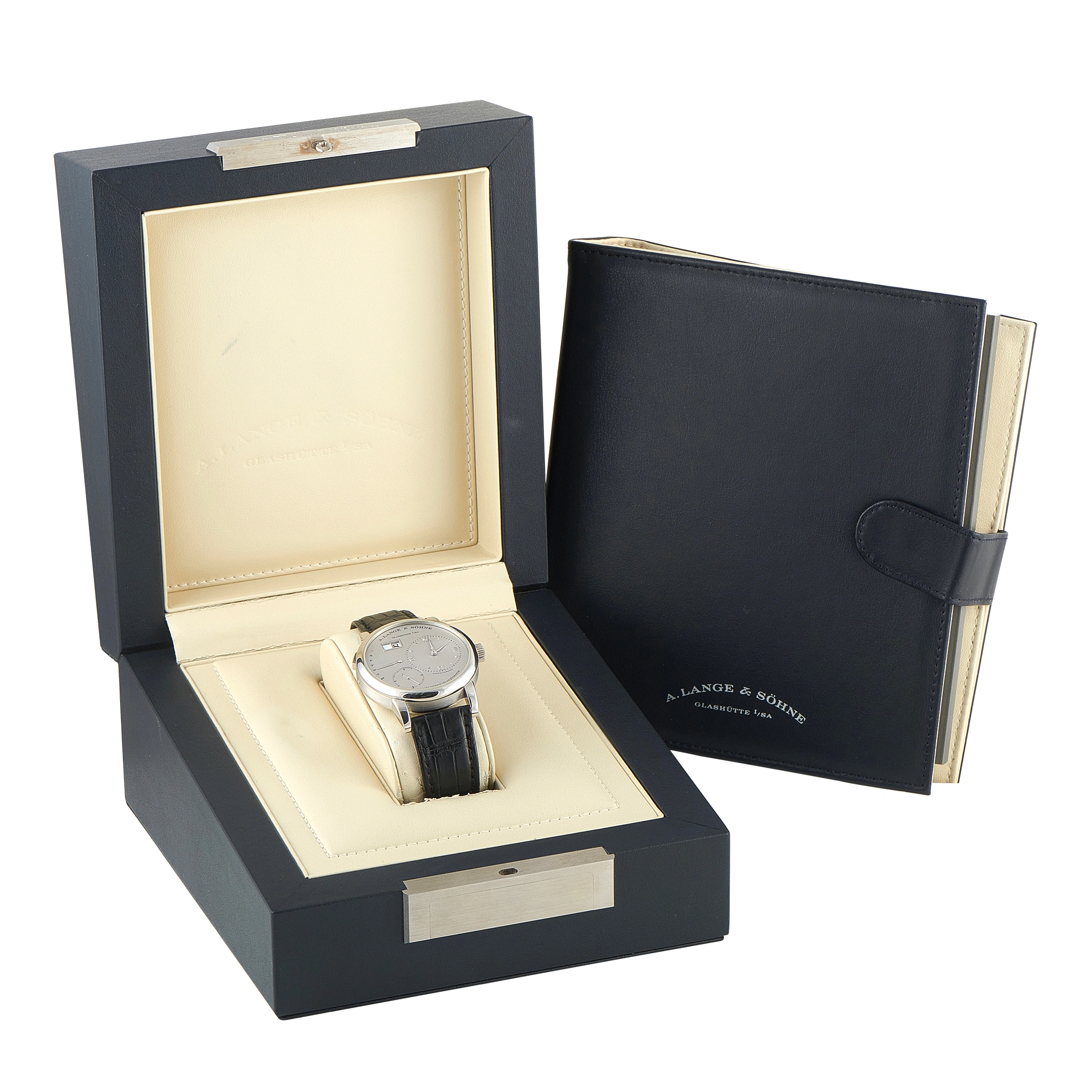 A. Lange & Sohne Lange 1 Daymatic Platinum Watch 320.025 - Image 5