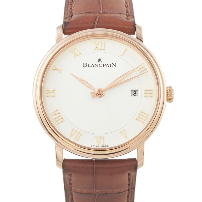 Blancpain Villeret Ultraplate Rose Gold Watch 6651-3642-55B