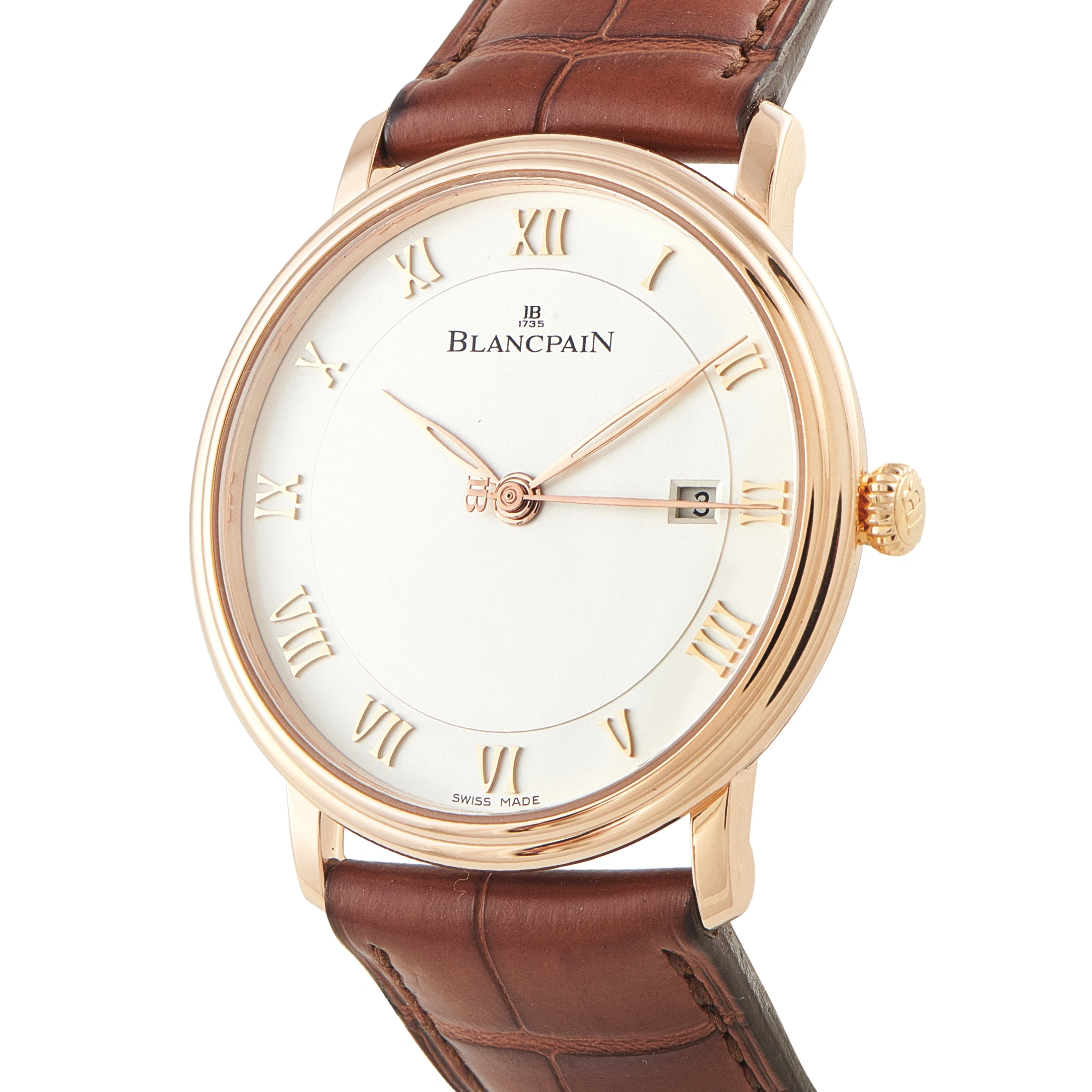 Blancpain Villeret Ultraplate 40mm Rose Gold Watch 6651-3642-55B - Image 2