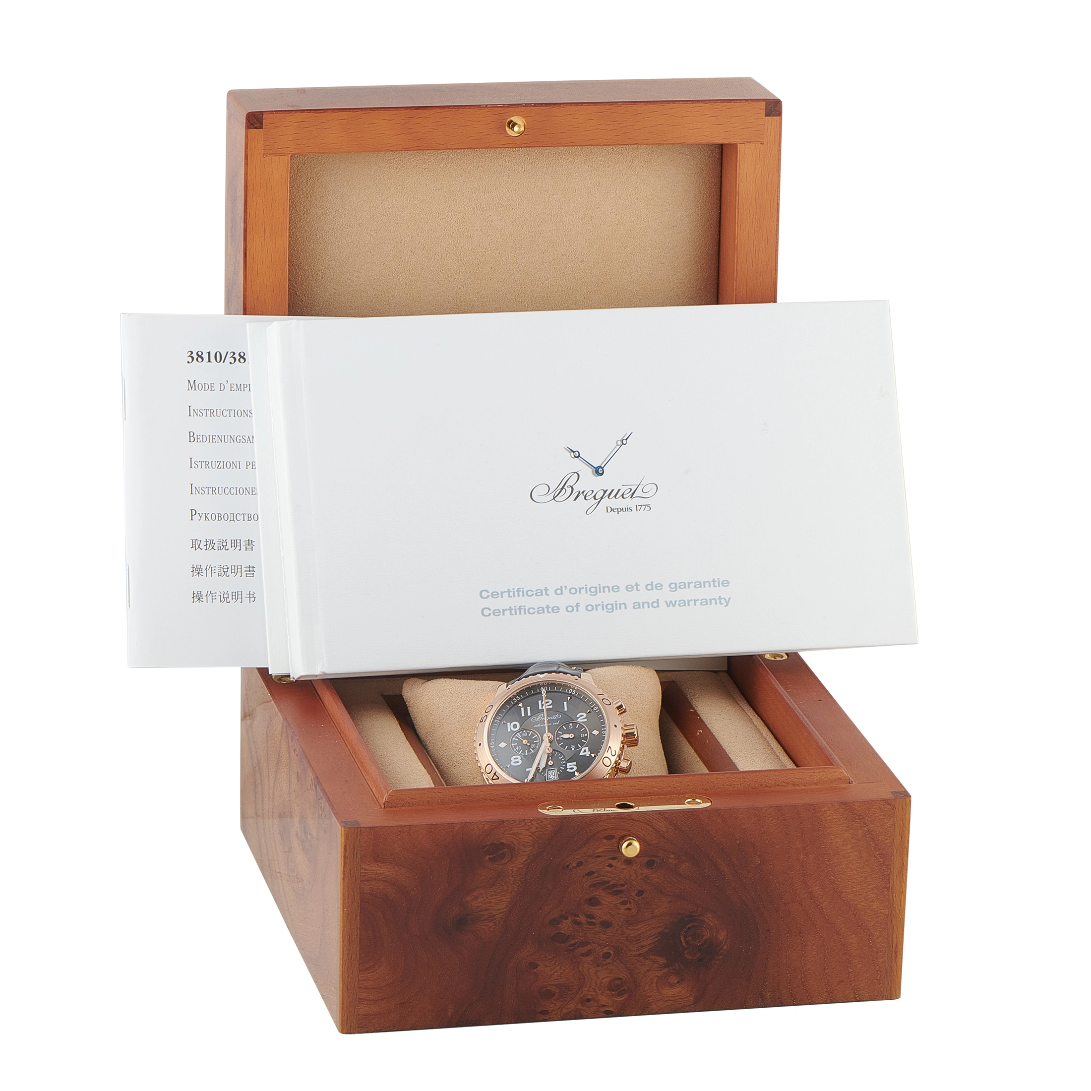 Breguet Type XXI Flyback Chronograph 42mm Rose Gold Watch 3810BR/92/9ZU - Image 5