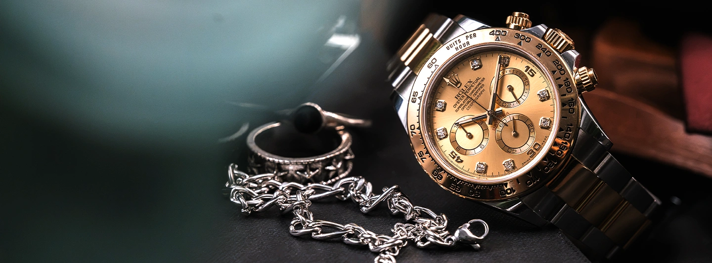 Watches and straps laid out on a table