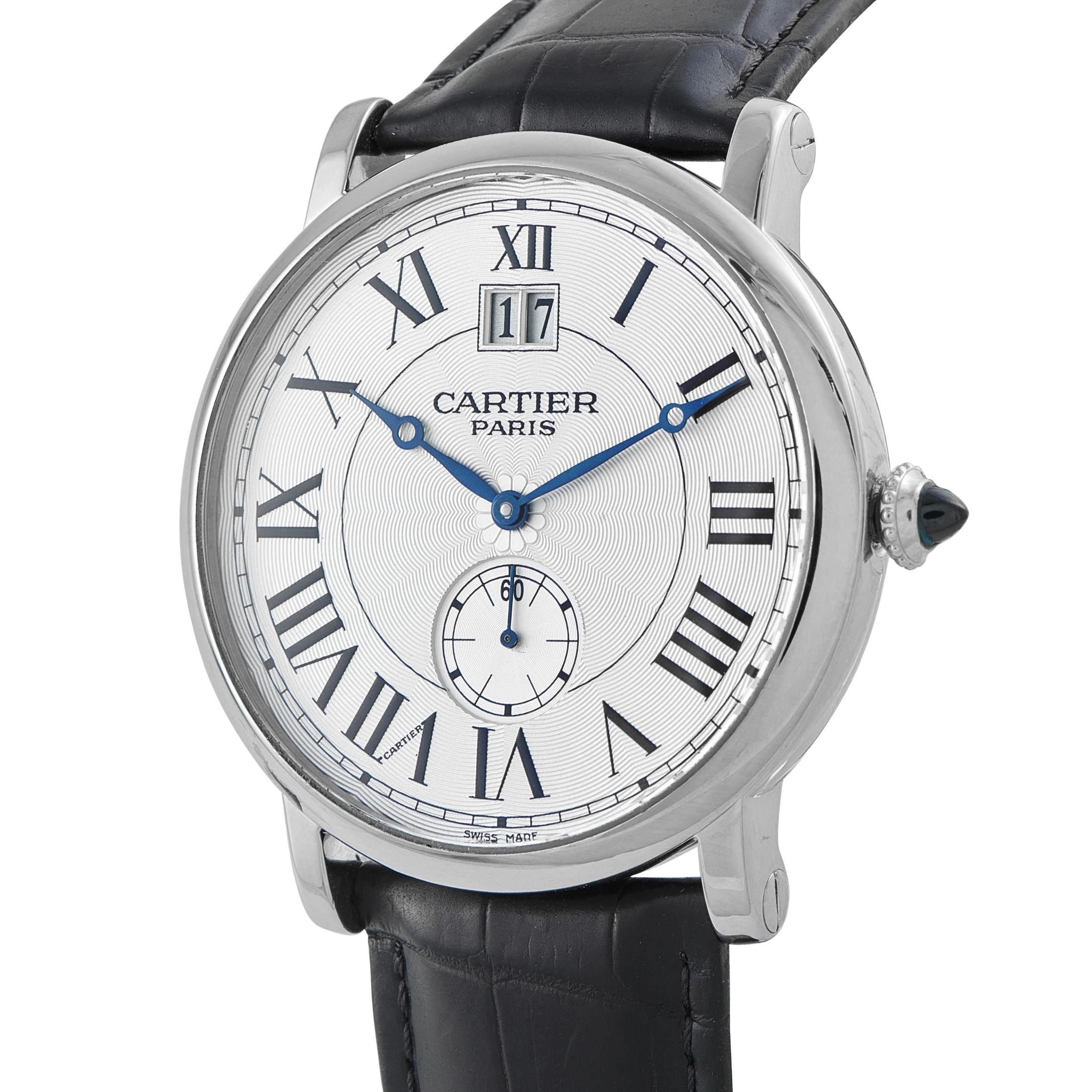 Cartier Rotonde de Cartier Grand Date White Gold Watch W1550751 - Image 2