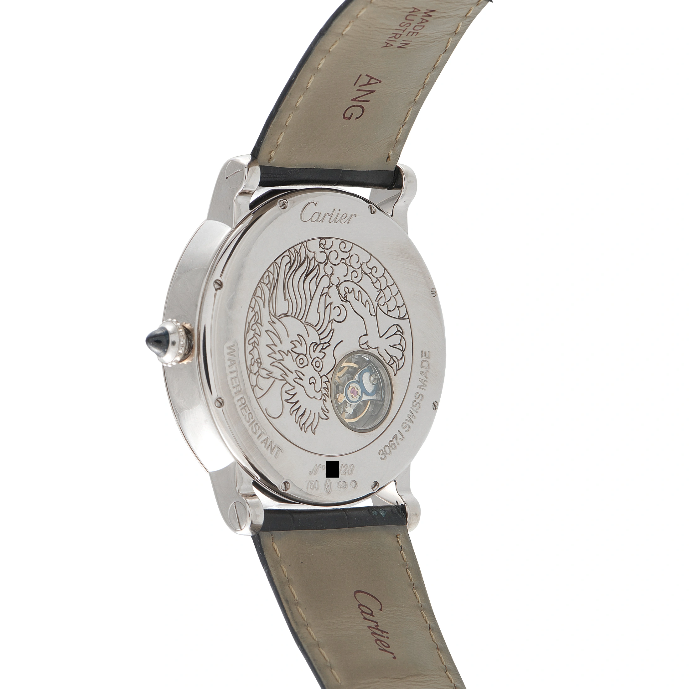 Cartier Rotonde de Cartier Grand Date White Gold Watch W1550751 - Image 3