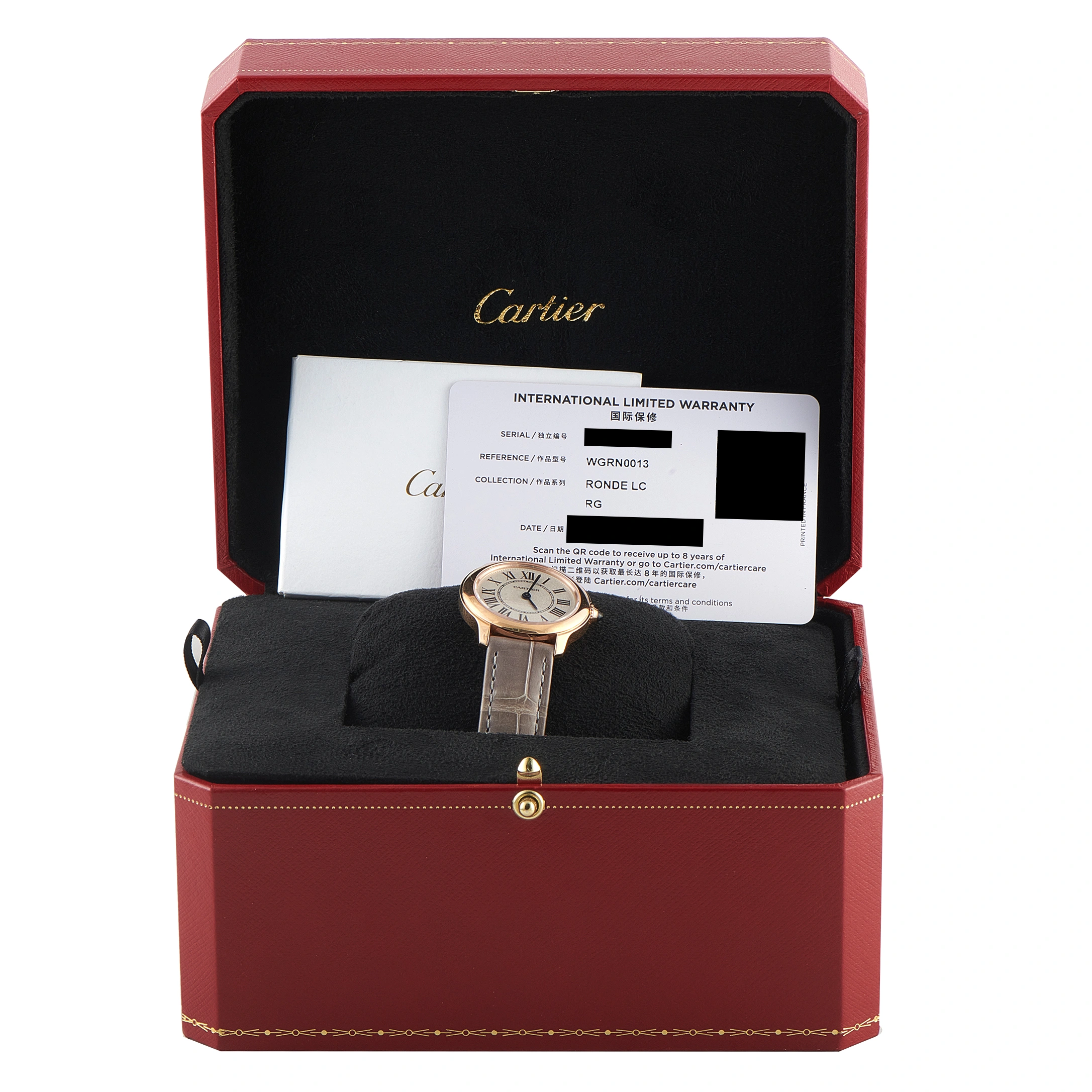 Cartier Ronde Louis Rose Gold Watch WGRN0013 - Image 5