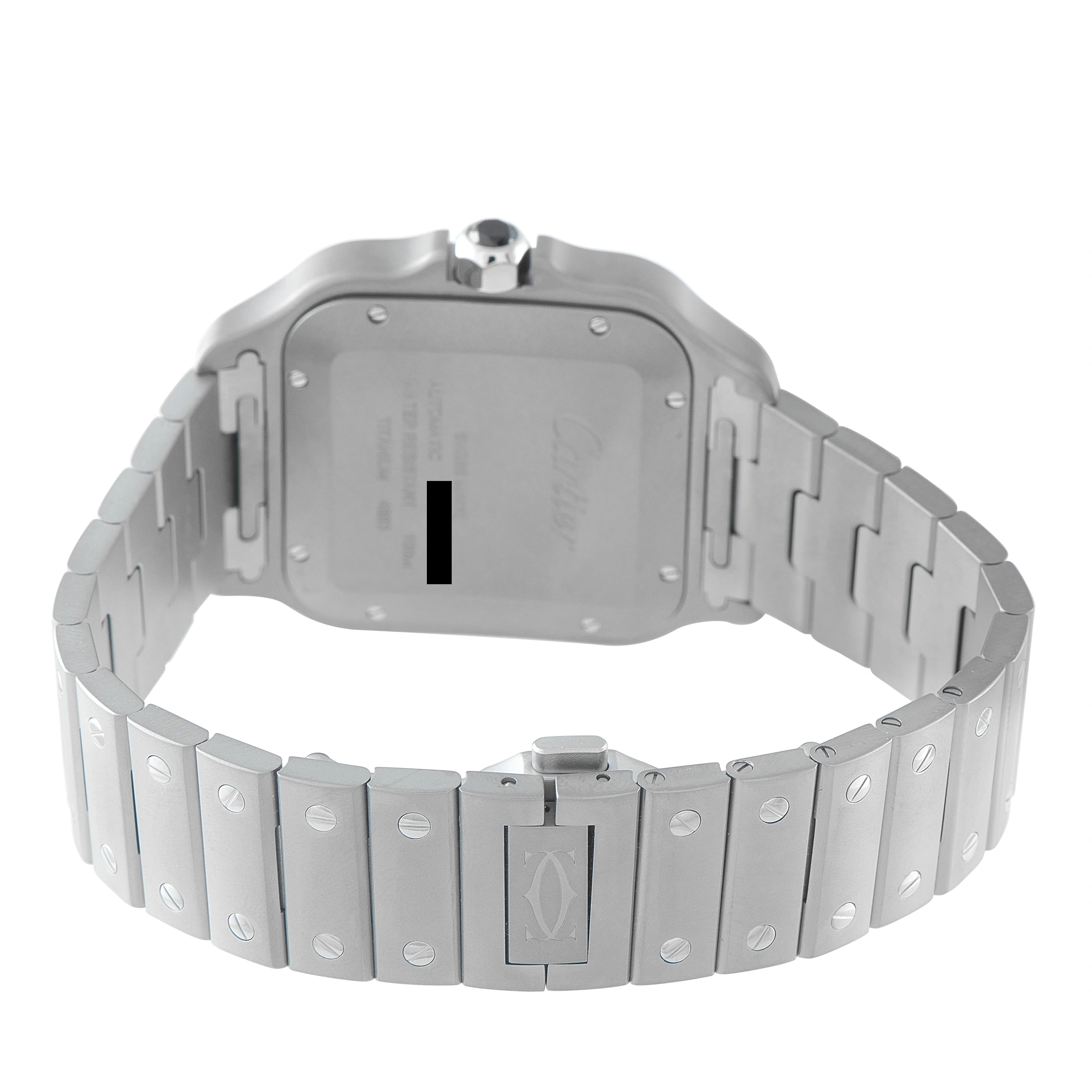 Cartier Santos Large Model Titanium Watch WSSA0089 - Image 4